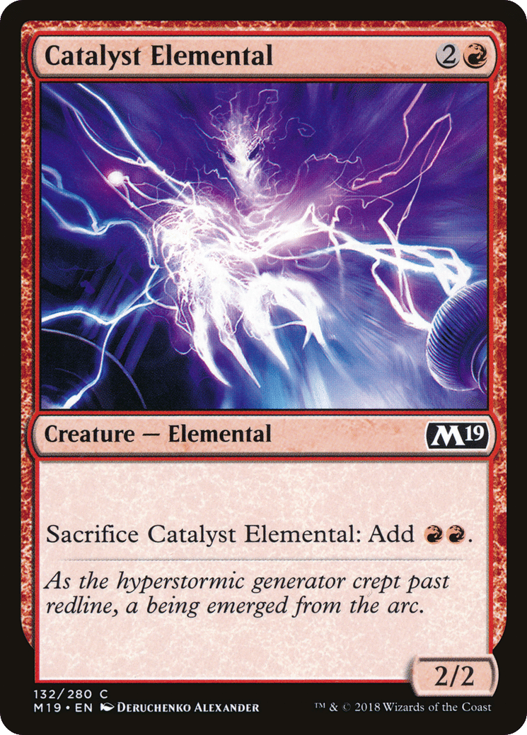 Catalyst Elemental — Core Set 2019 — Magic: The Gathering