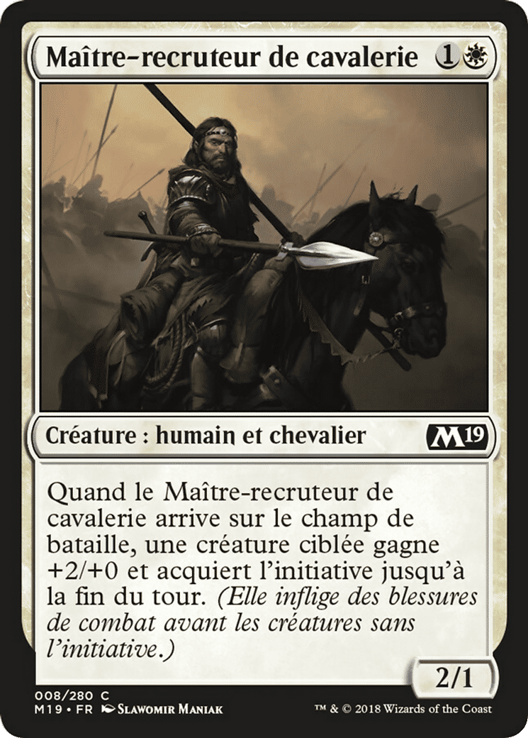Maître-recruteur de cavalerie — Core Set 2019 — Magic: The Gathering