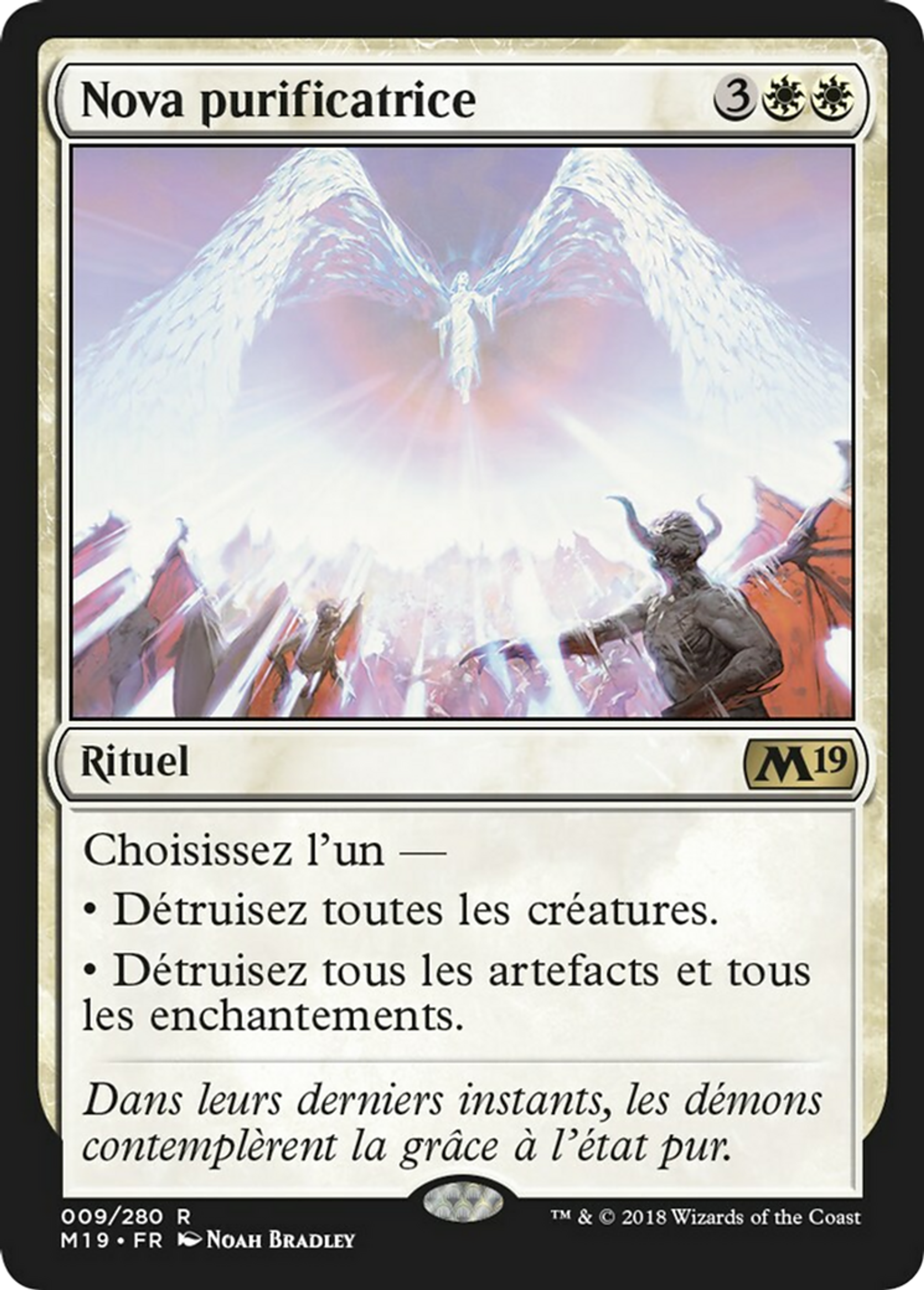 Nova purificatrice — Core Set 2019 — Magic: The Gathering