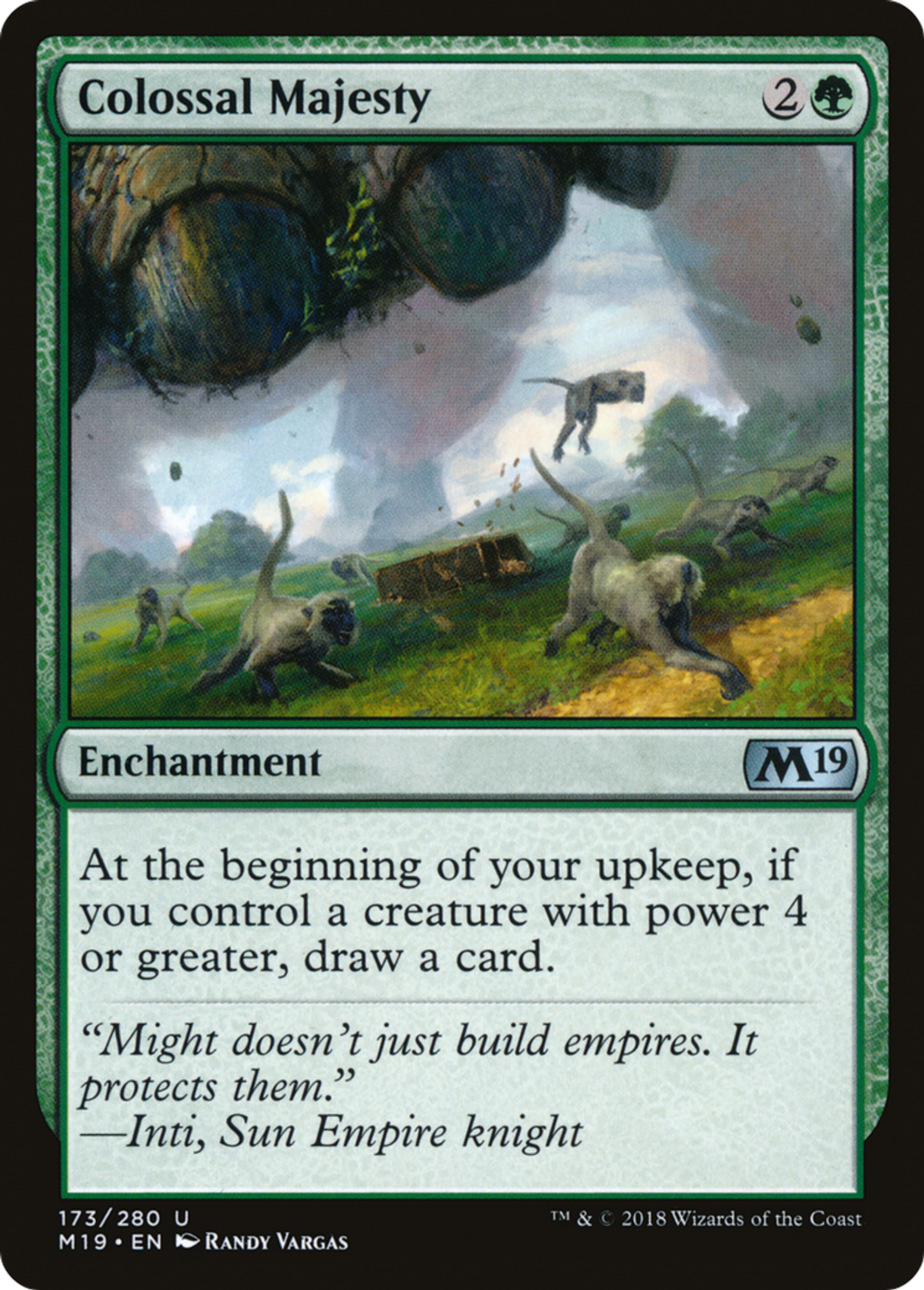 Colossal Majesty — Core Set 2019 — Magic: The Gathering
