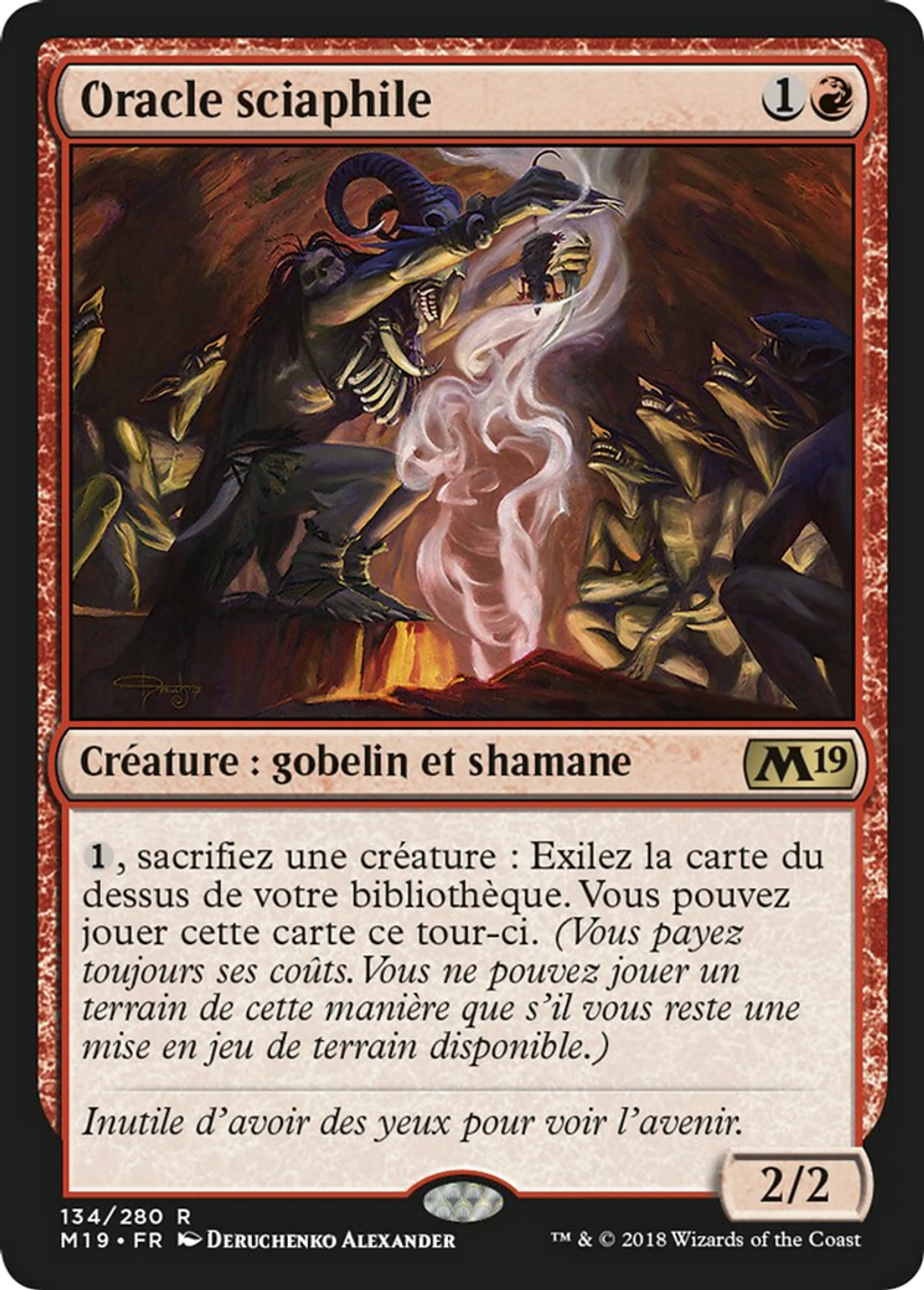 Oracle sciaphile — Core Set 2019 — Magic: The Gathering