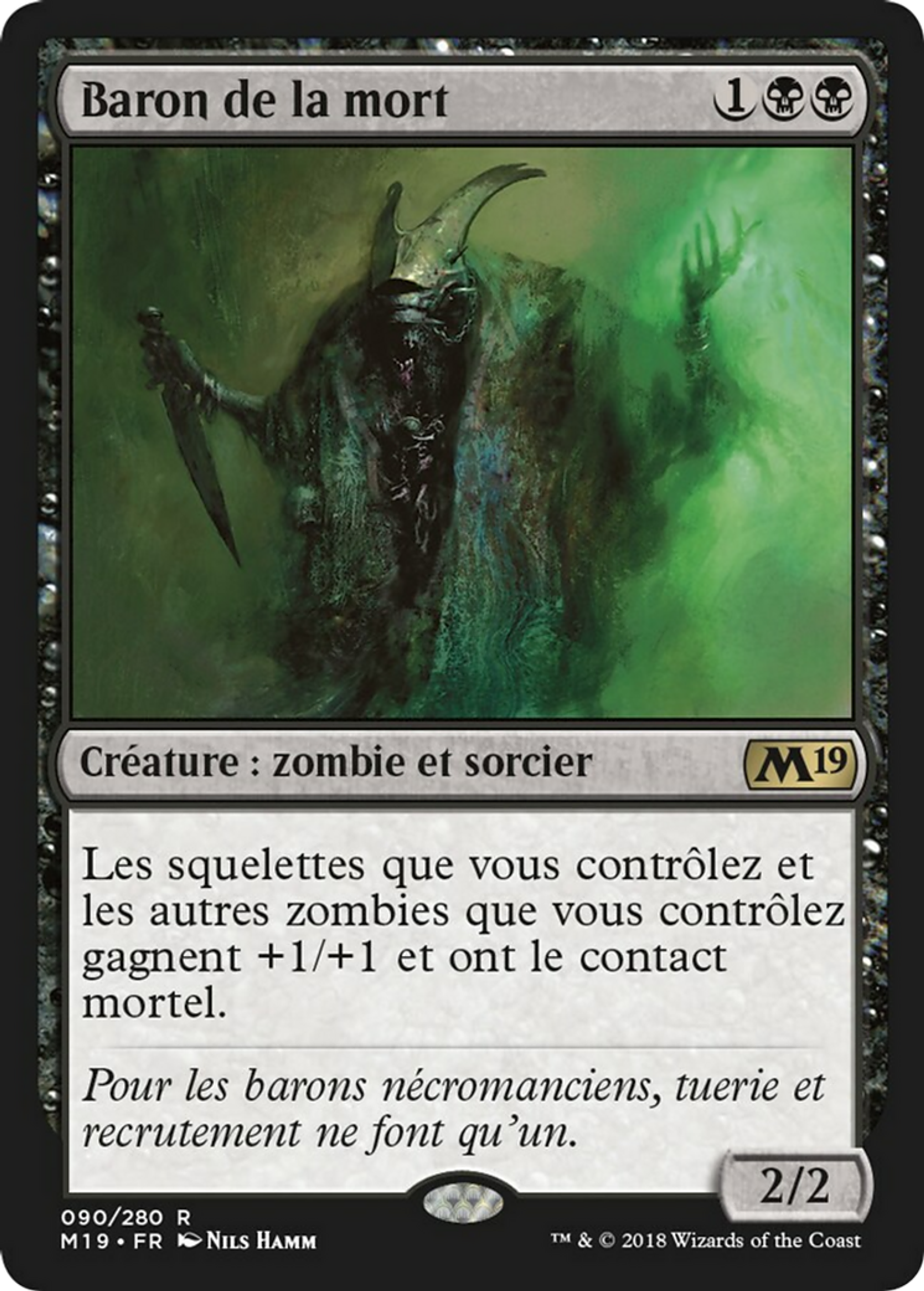 Baron de la mort — Core Set 2019 — Magic: The Gathering