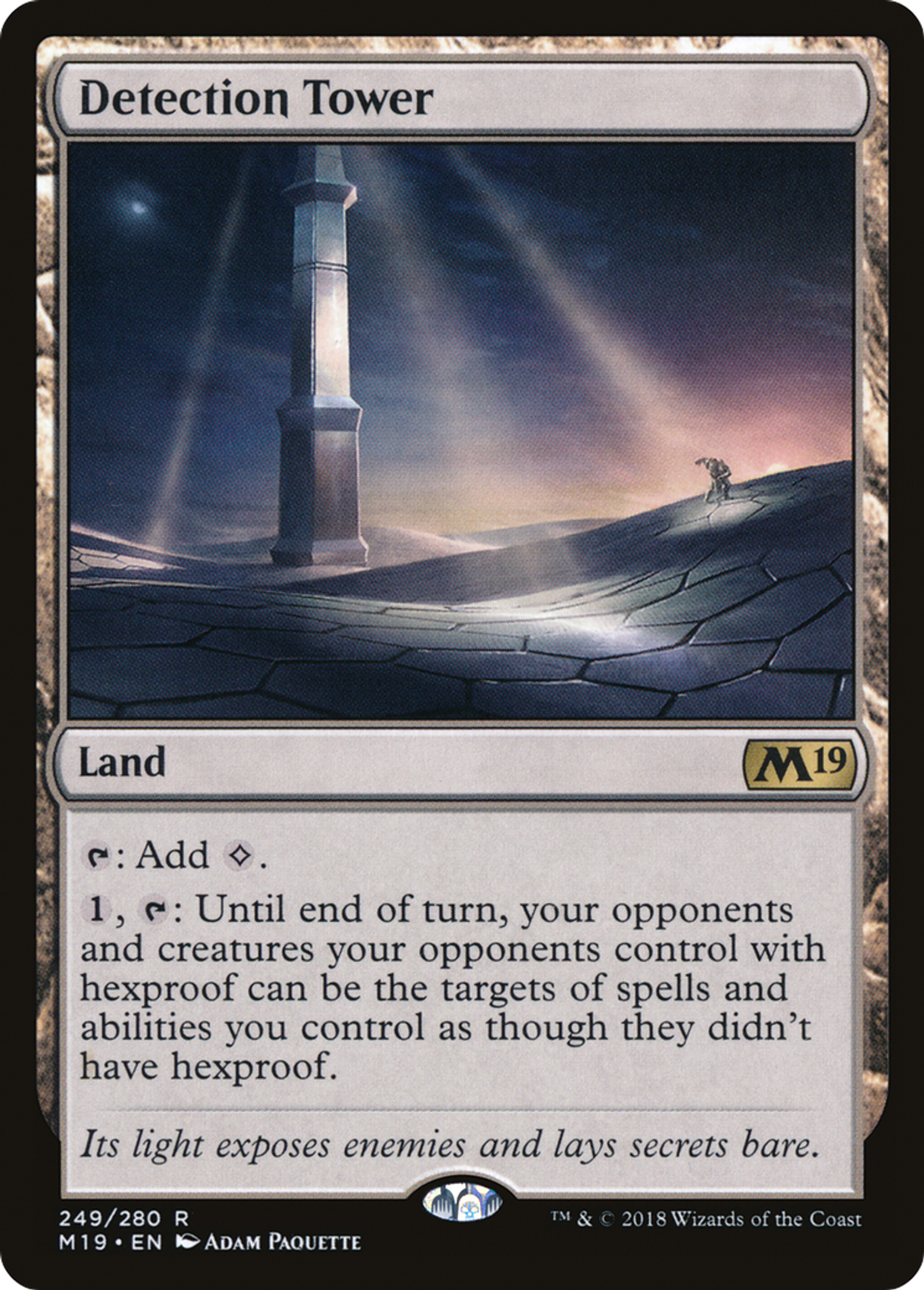 Detection Tower — Core Set 2019 — Magic: The Gathering