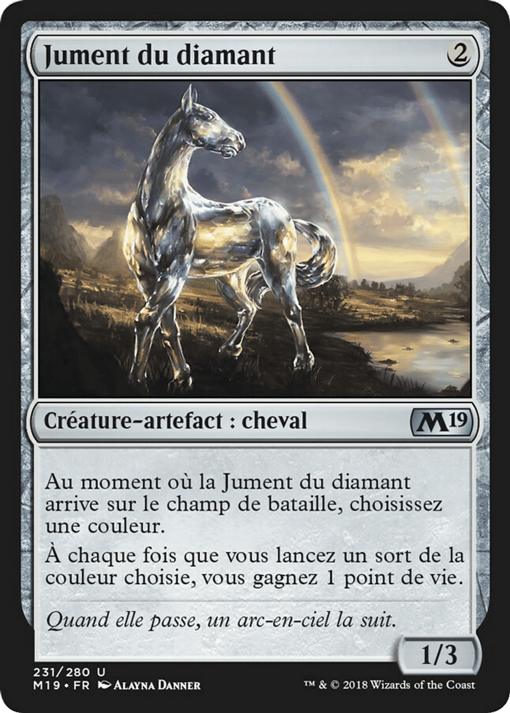 Jument du diamant — Core Set 2019 — Magic: The Gathering