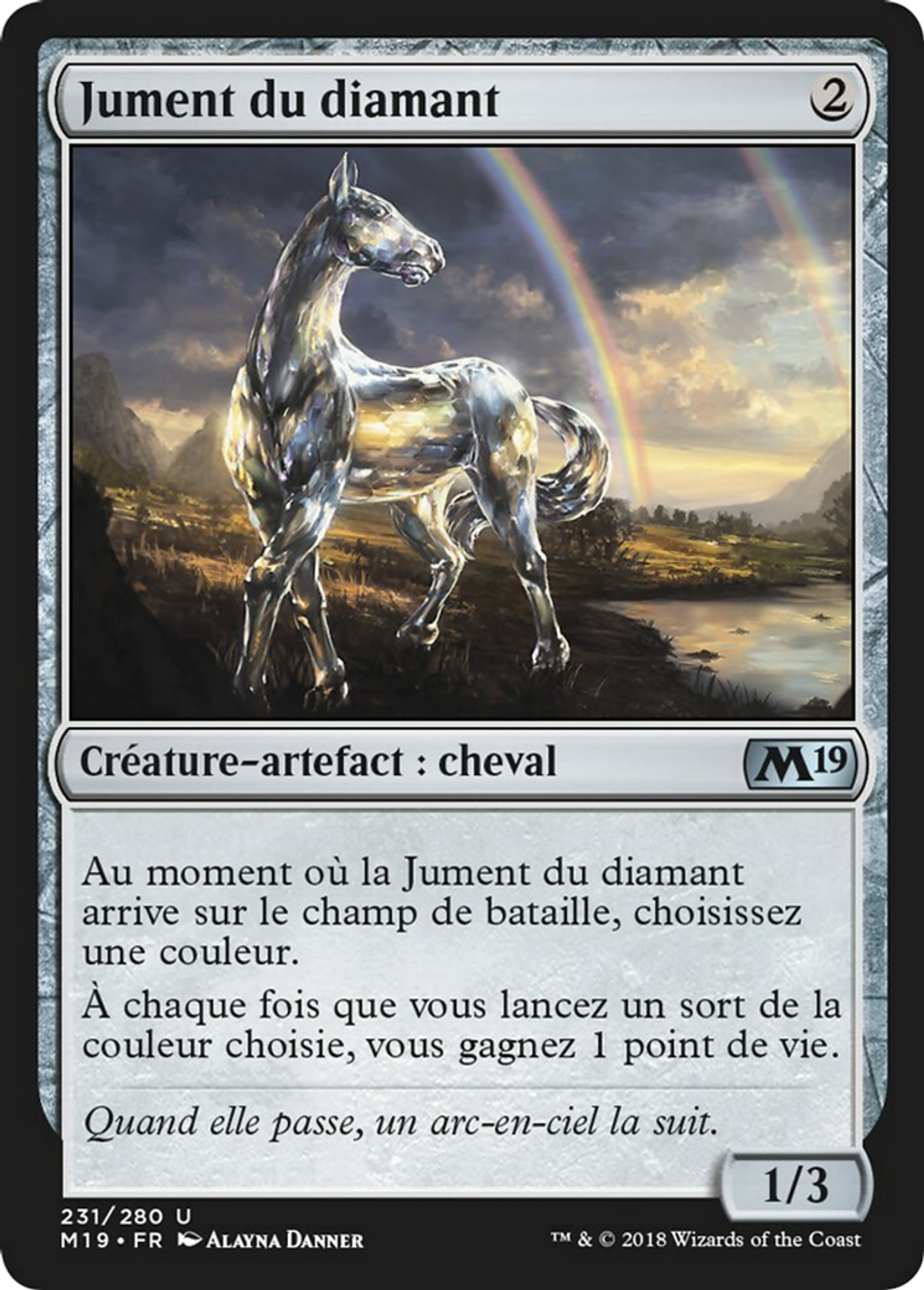 Jument du diamant — Core Set 2019 — Magic: The Gathering