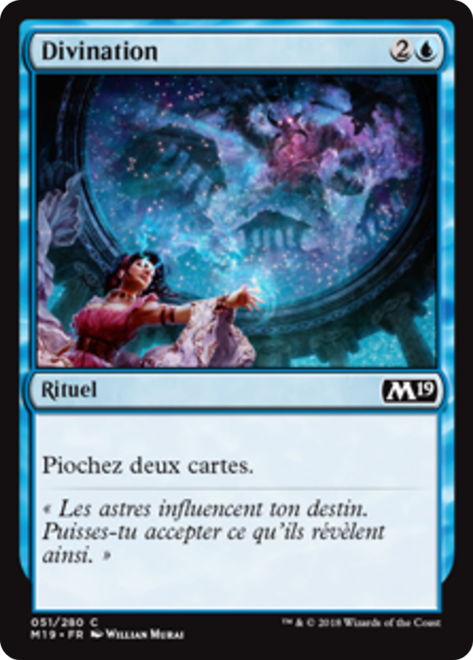 Divination — Core Set 2019 — Magic: The Gathering