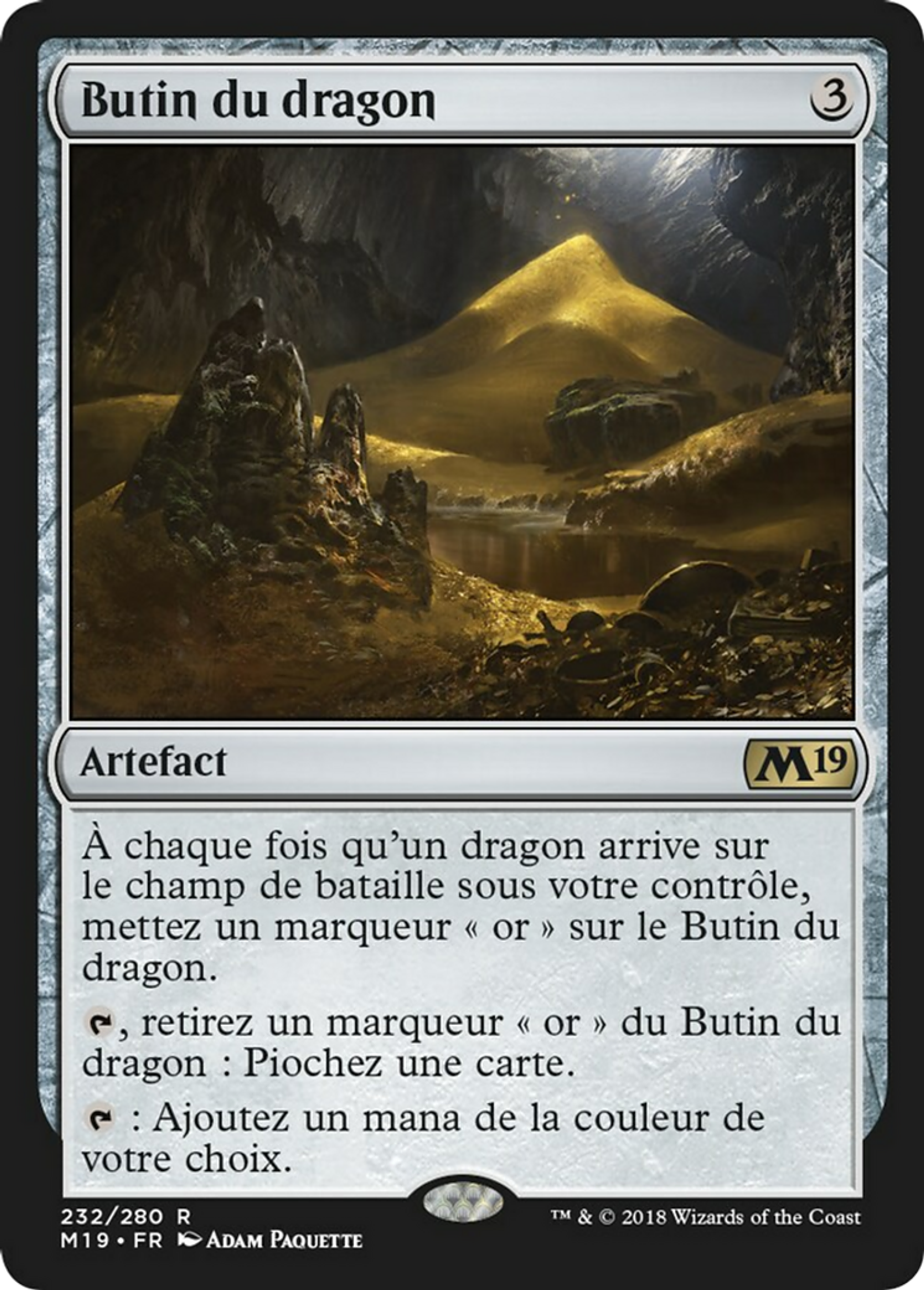 Butin du dragon — Core Set 2019 — Magic: The Gathering