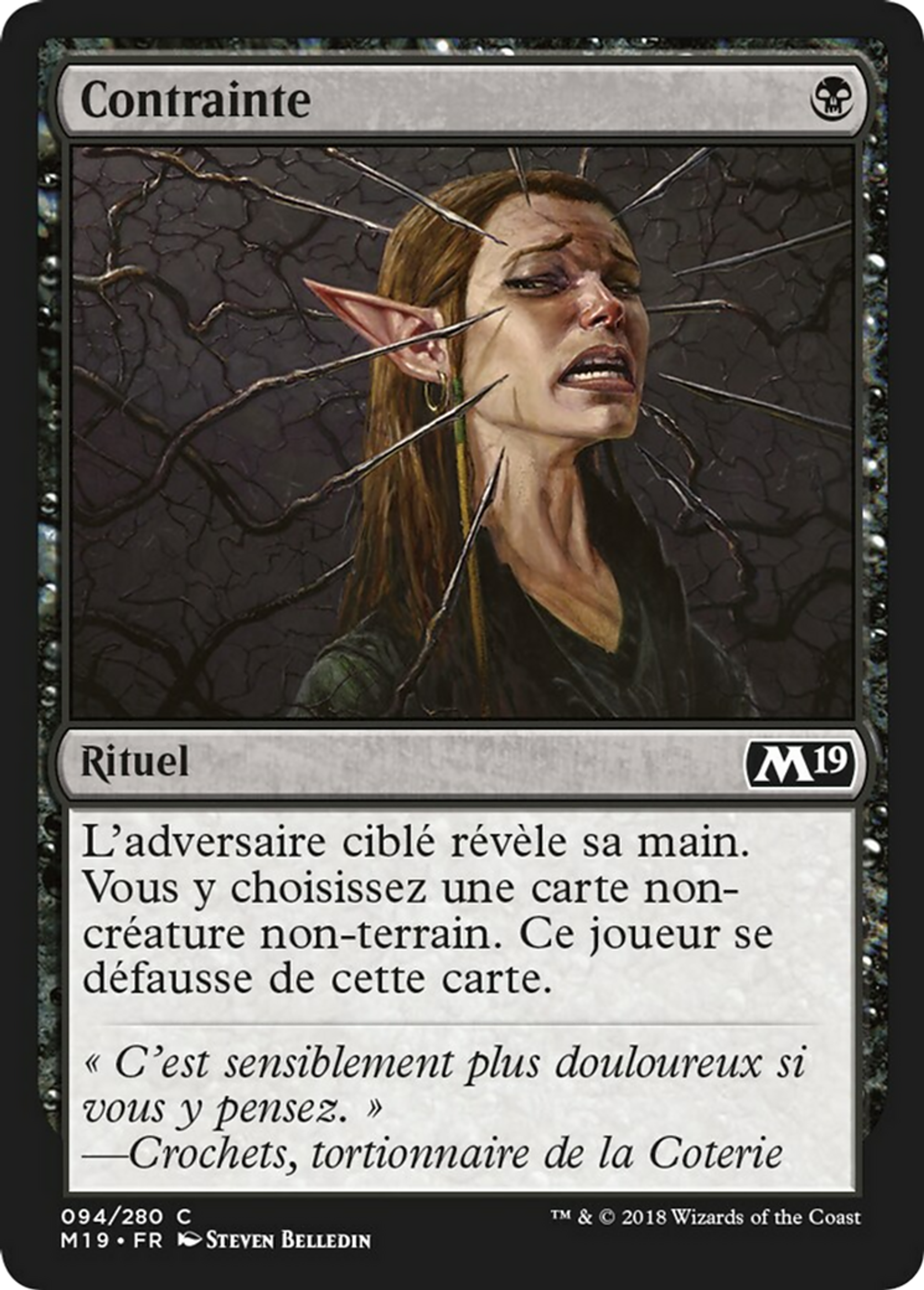 Contrainte — Core Set 2019 — Magic: The Gathering
