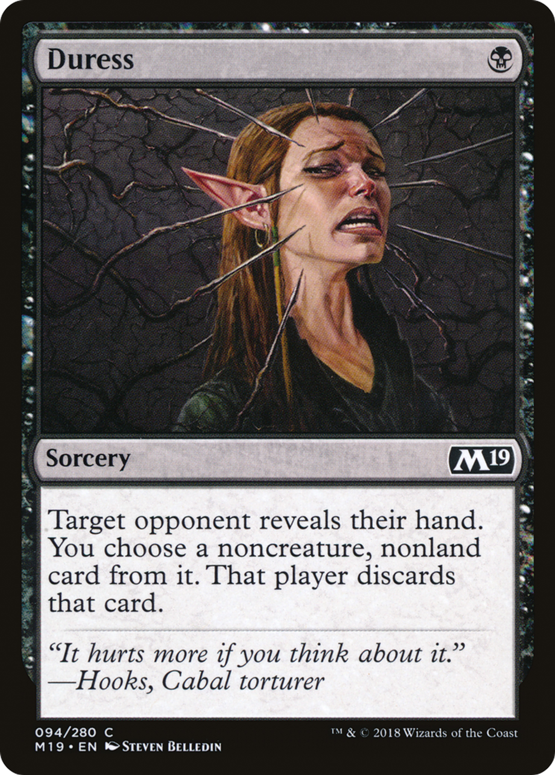 Duress — Core Set 2019 — Magic: The Gathering
