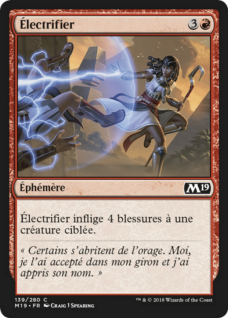 Électrifier — Core Set 2019 — Magic: The Gathering