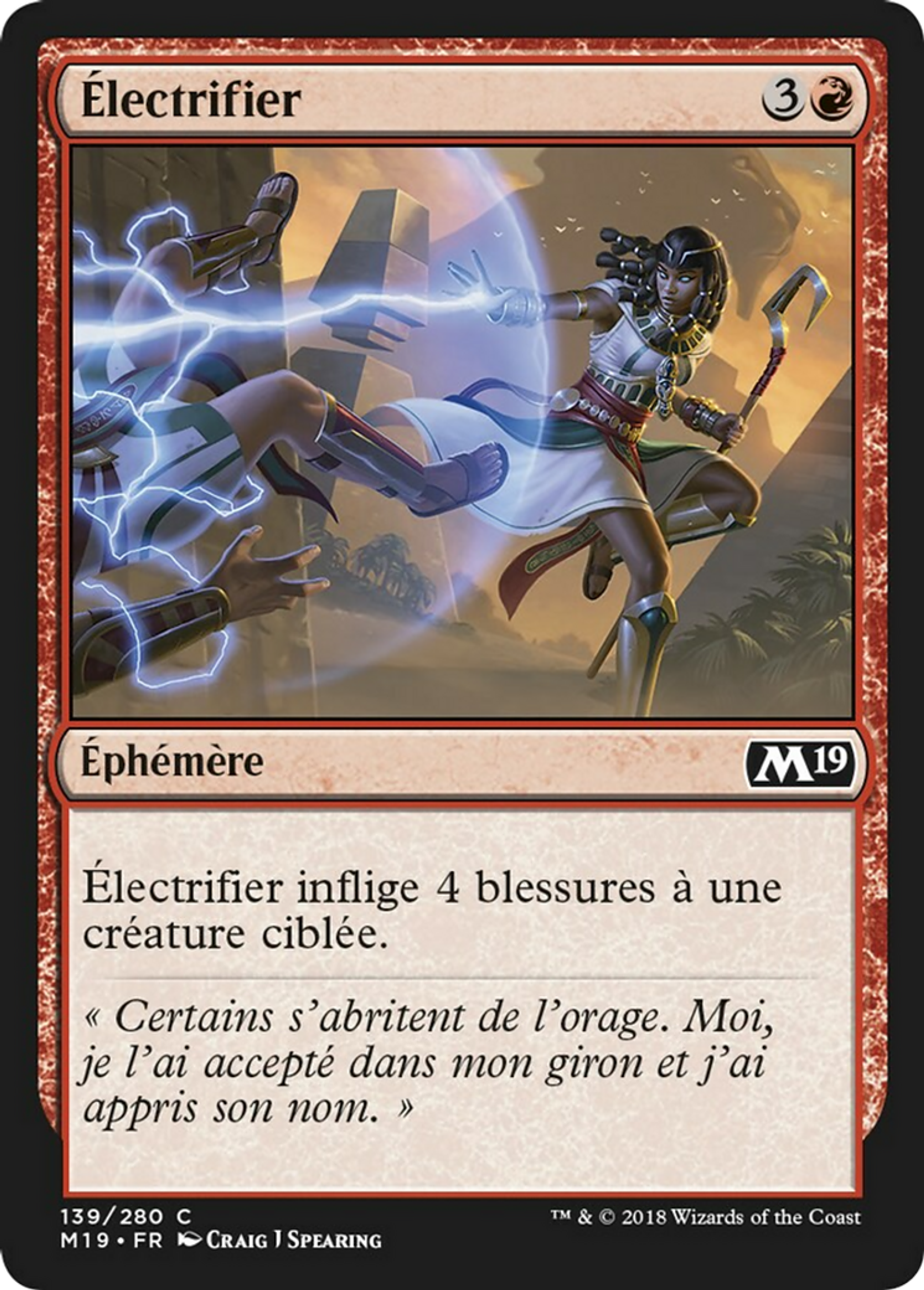 Électrifier — Core Set 2019 — Magic: The Gathering