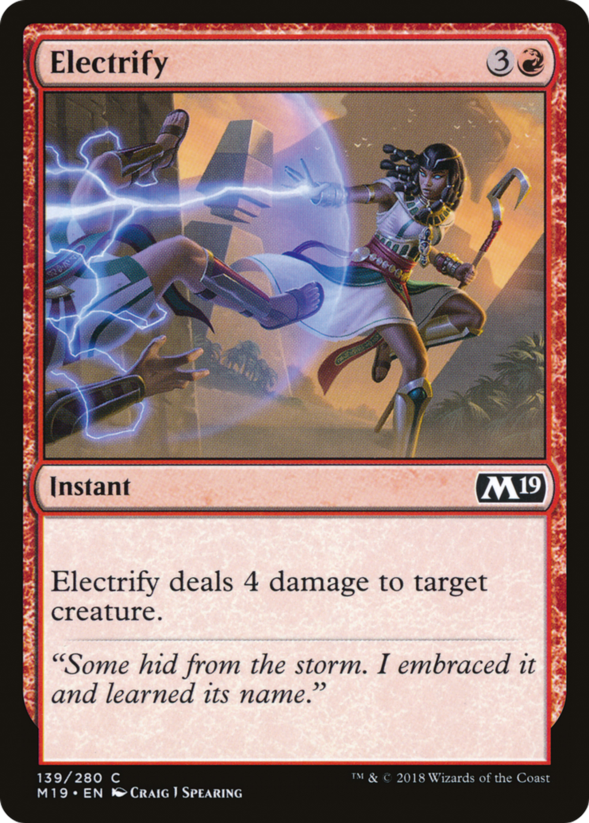 Electrify — Core Set 2019 — Magic: The Gathering