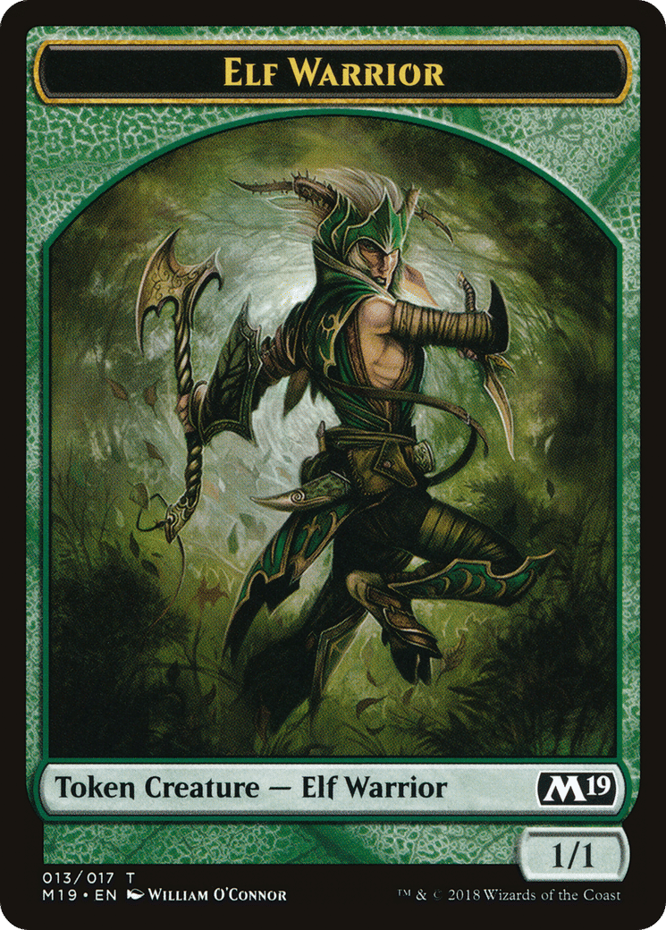 Elf Warrior — Core Set 2019 — Magic: The Gathering