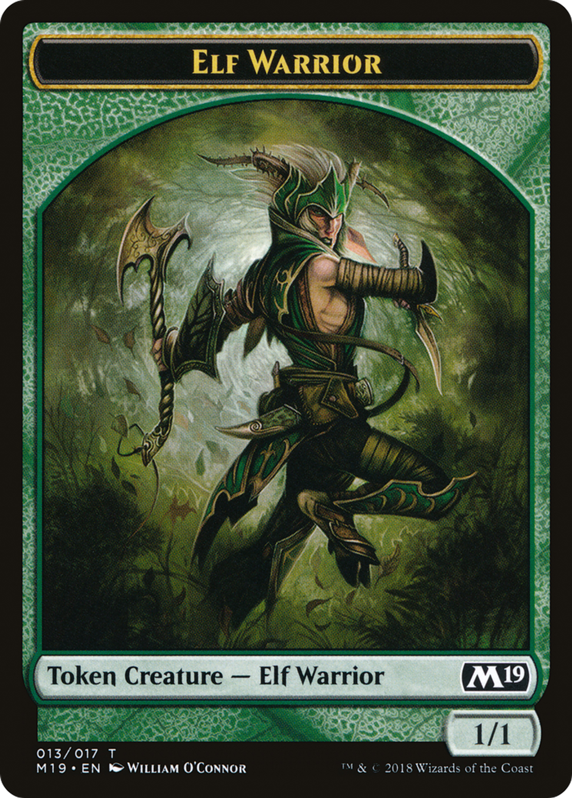 Elf Warrior — Core Set 2019 — Magic: The Gathering