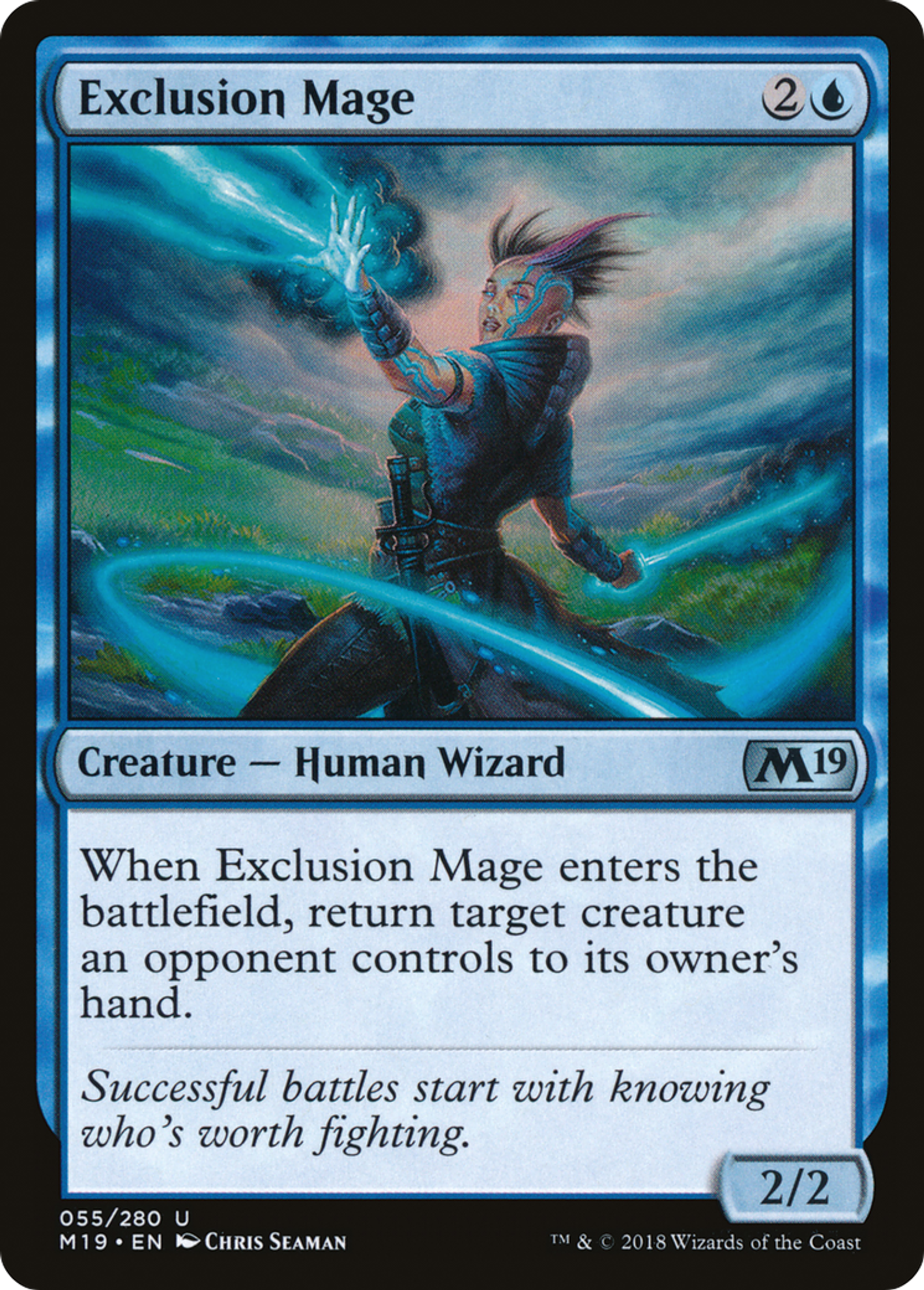 Mage d'exclusion — Core Set 2019 — Magic: The Gathering