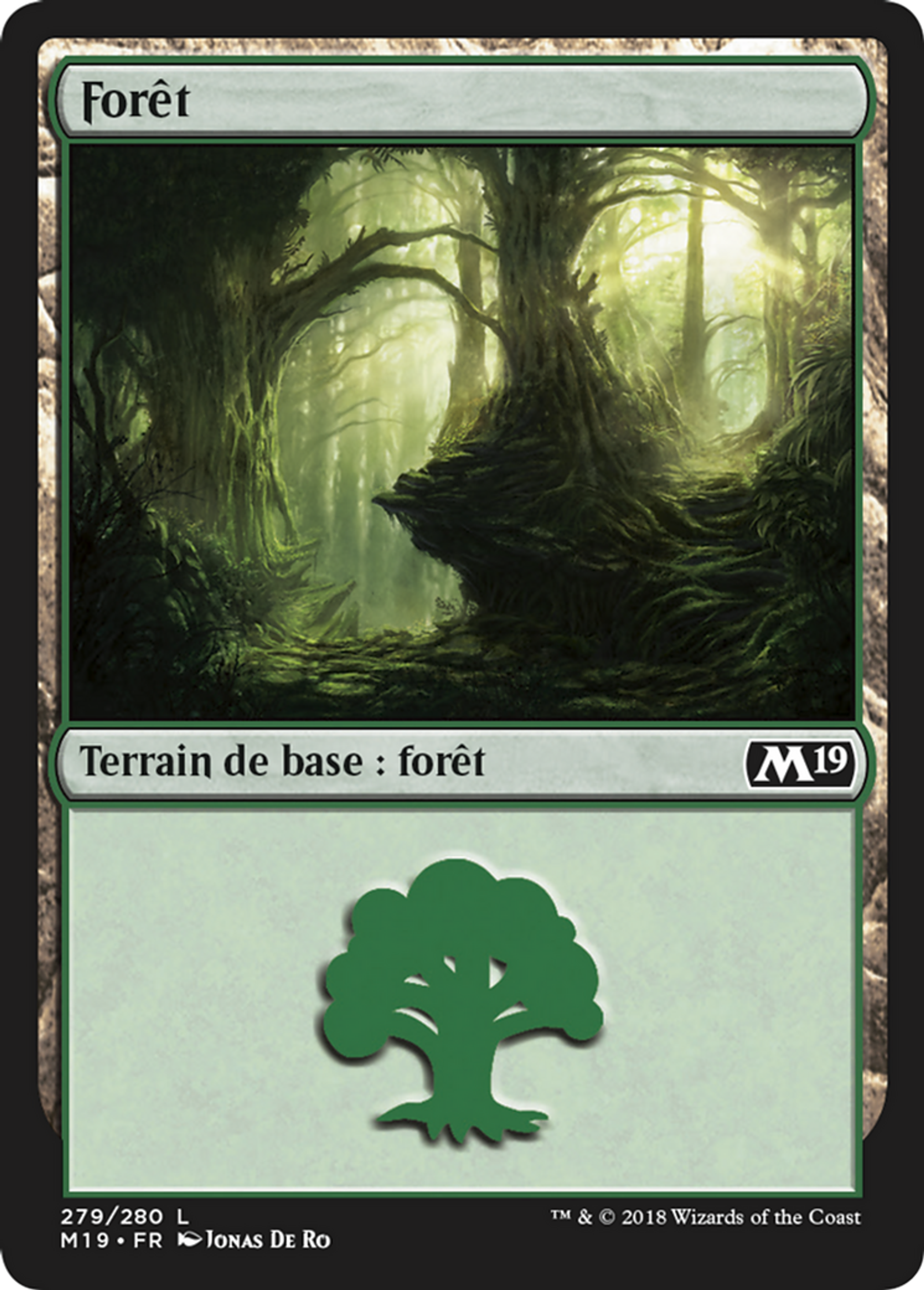 Forêt — Core Set 2019 — Magic: The Gathering