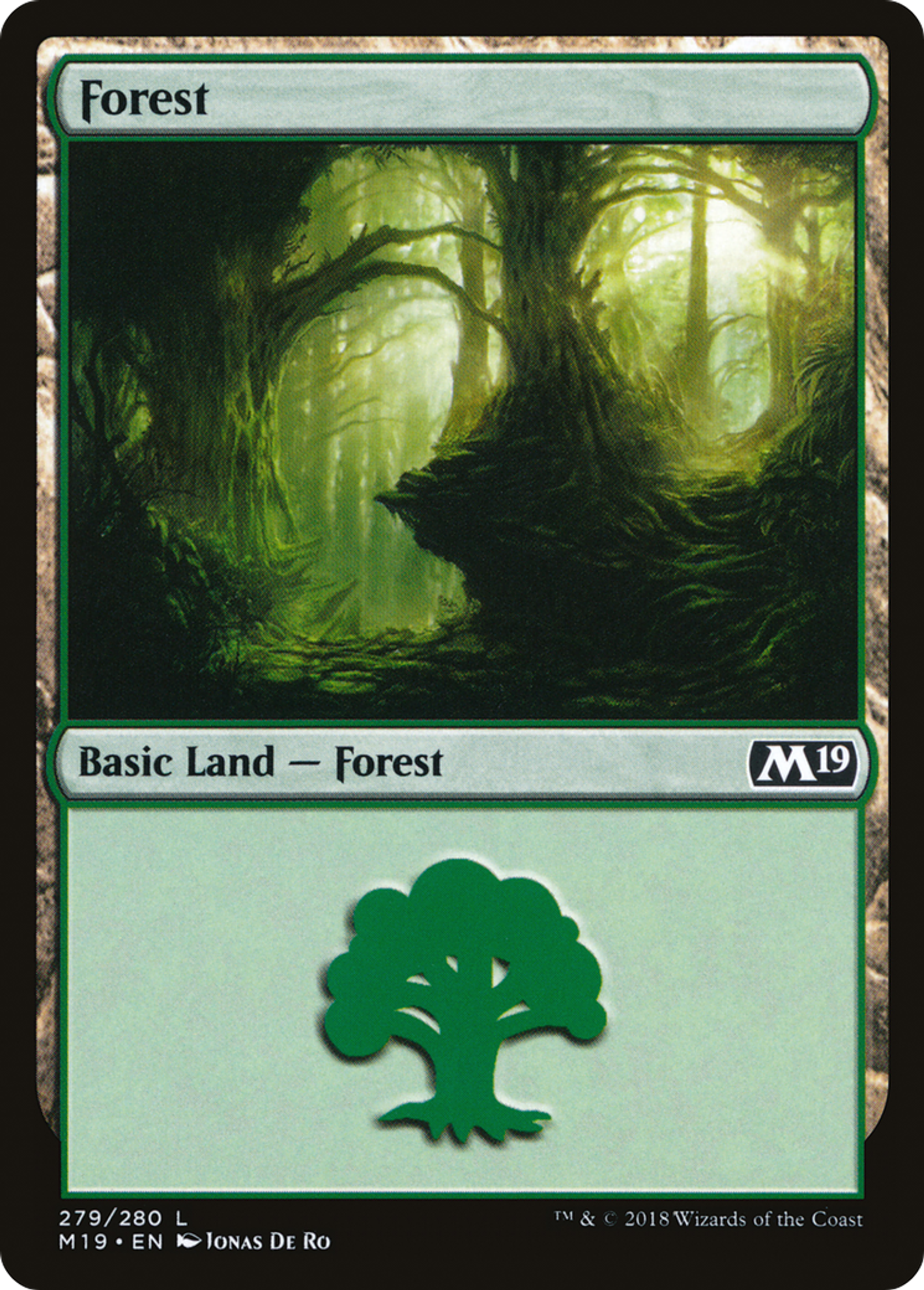 Forest — Core Set 2019 — Magic: The Gathering