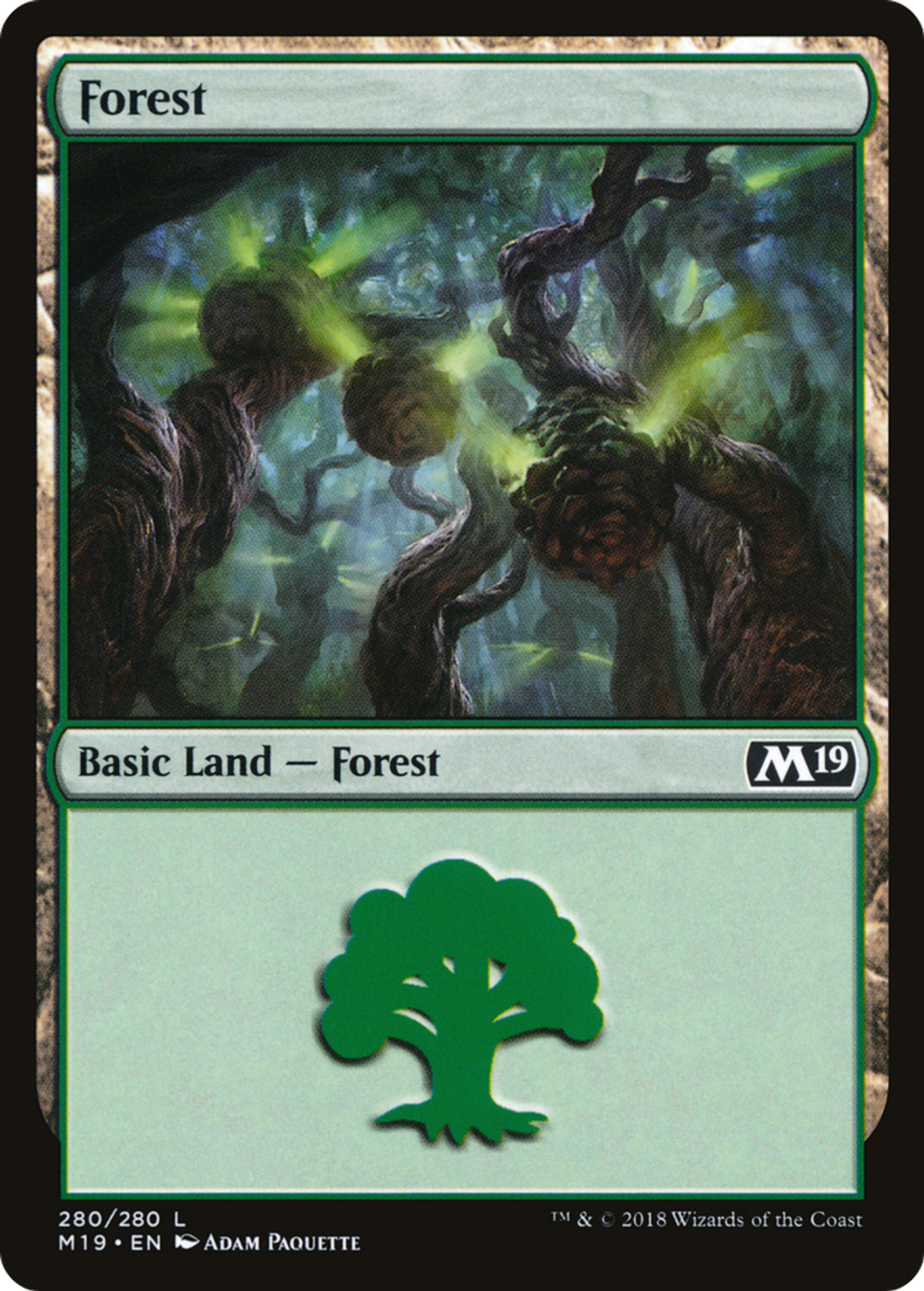 Forest — Core Set 2019 — Magic: The Gathering