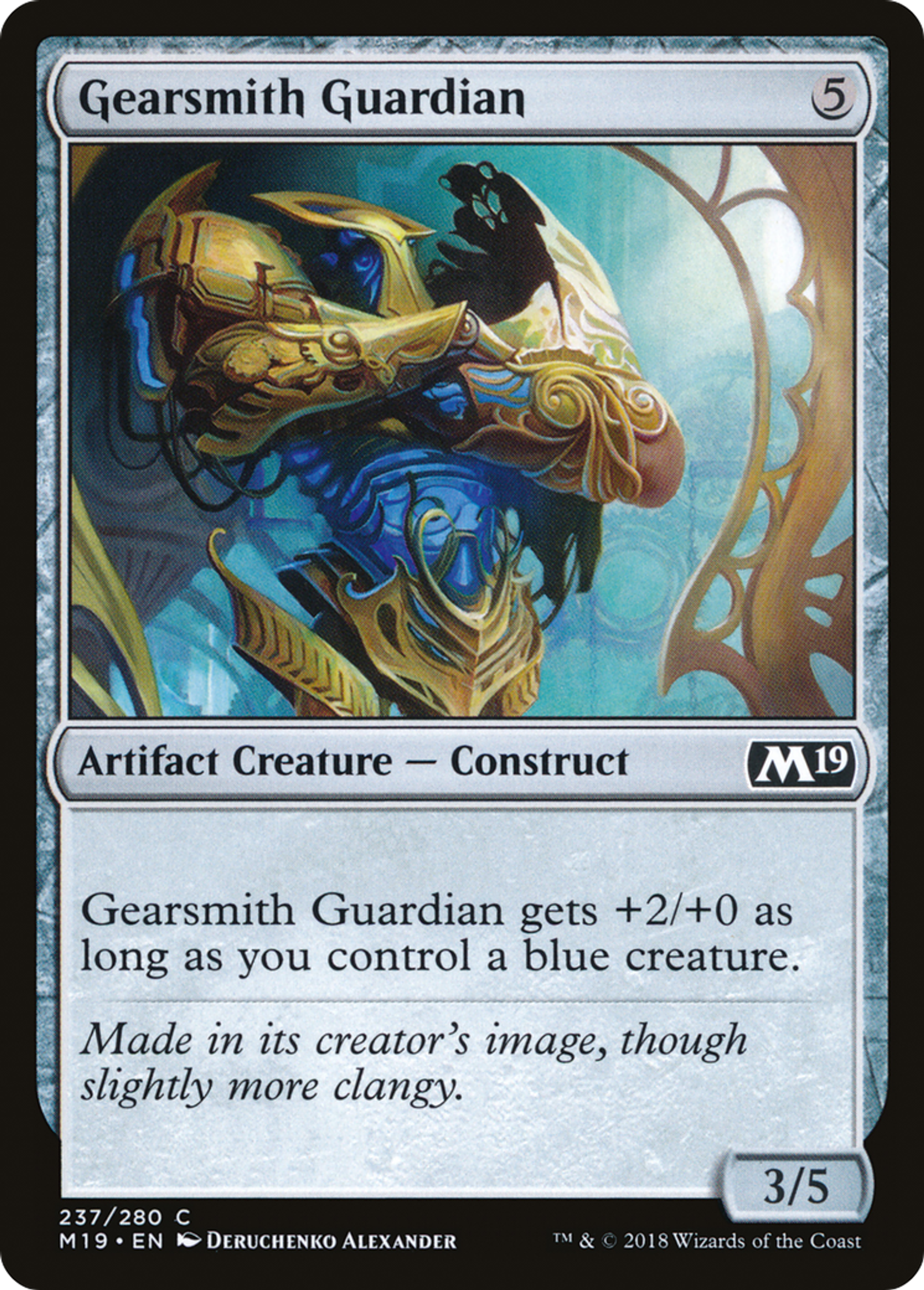 Gearsmith Guardian — Core Set 2019 — Magic: The Gathering