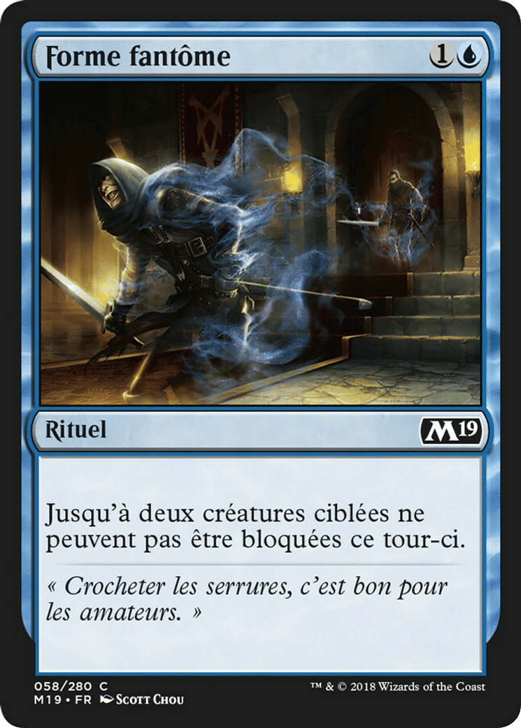 Forme fantôme — Core Set 2019 — Magic: The Gathering