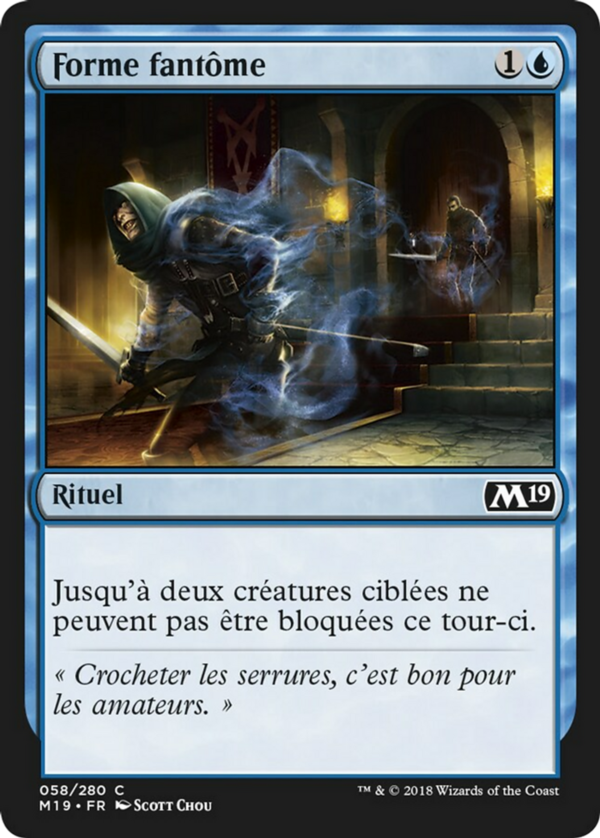 Forme fantôme — Core Set 2019 — Magic: The Gathering