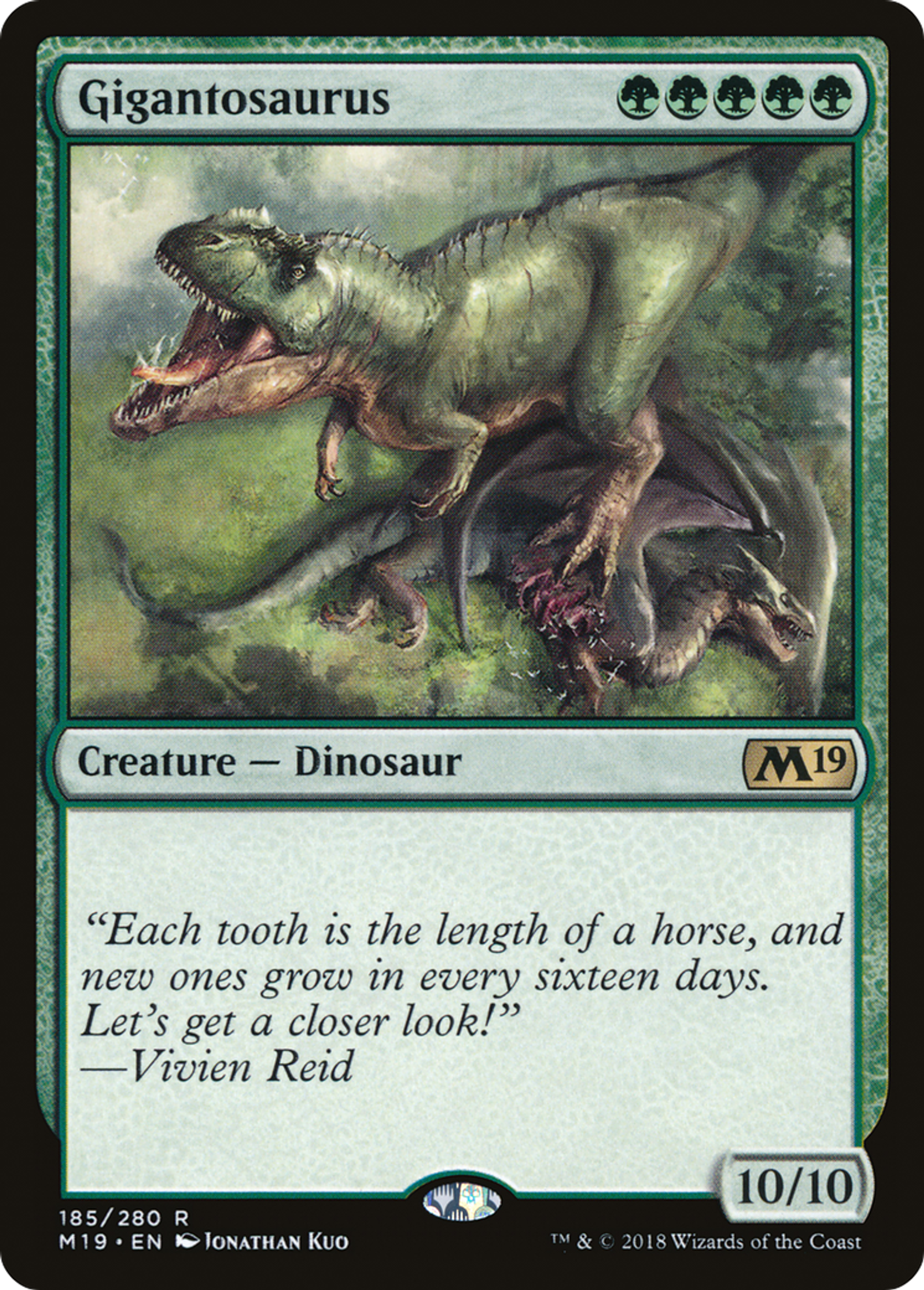 Giganotosaurus — Core Set 2019 — Magic: The Gathering