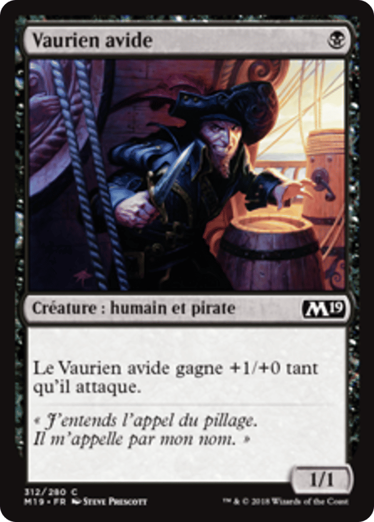 Vaurien avide — Core Set 2019 — Magic: The Gathering
