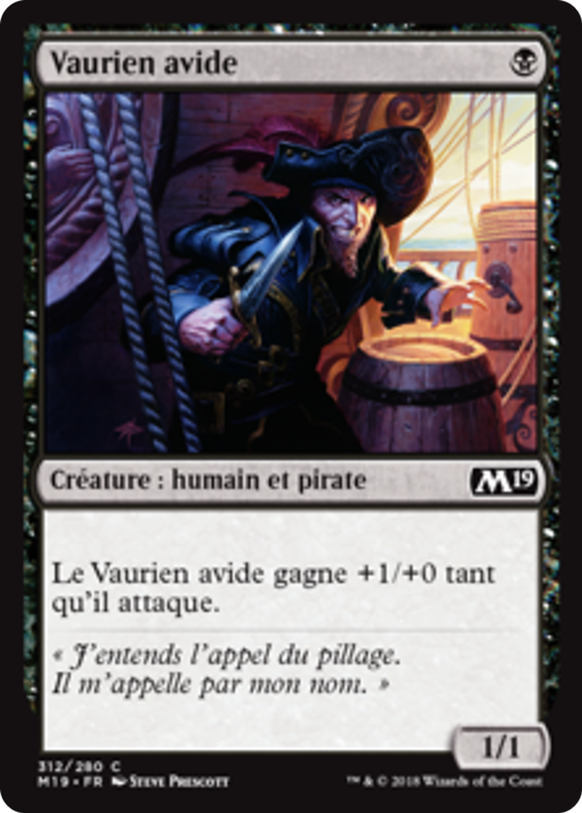 Vaurien avide — Core Set 2019 — Magic: The Gathering