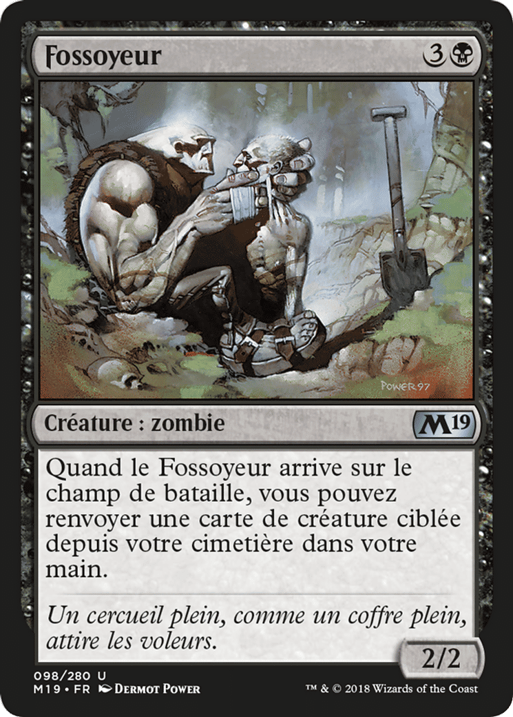 Fossoyeur — Core Set 2019 — Magic: The Gathering