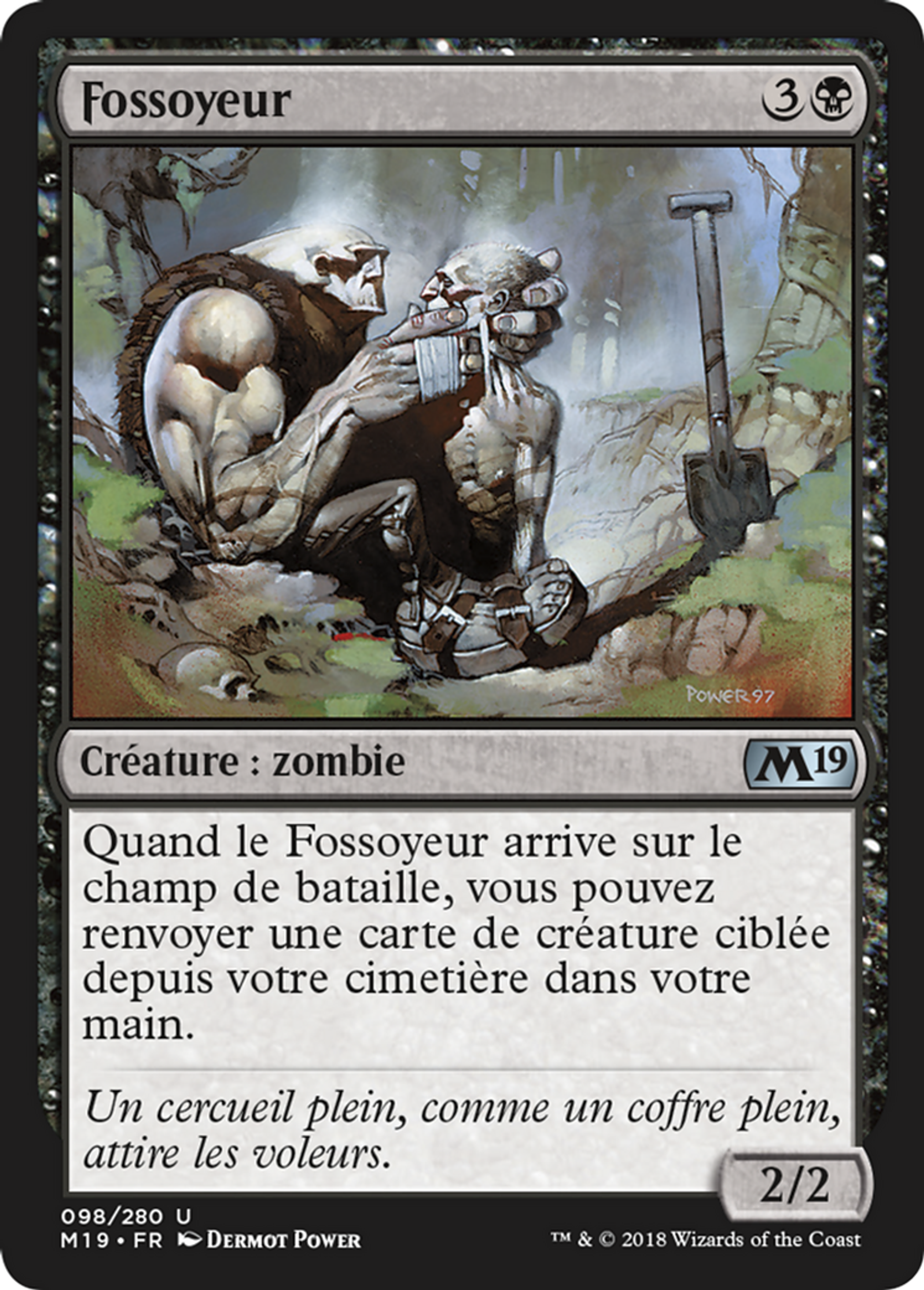 Fossoyeur — Core Set 2019 — Magic: The Gathering