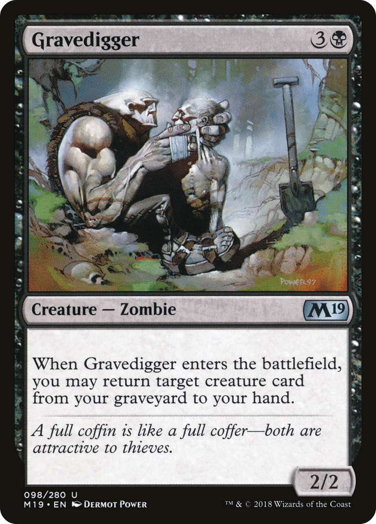 Gravedigger — Core Set 2019 — Magic: The Gathering