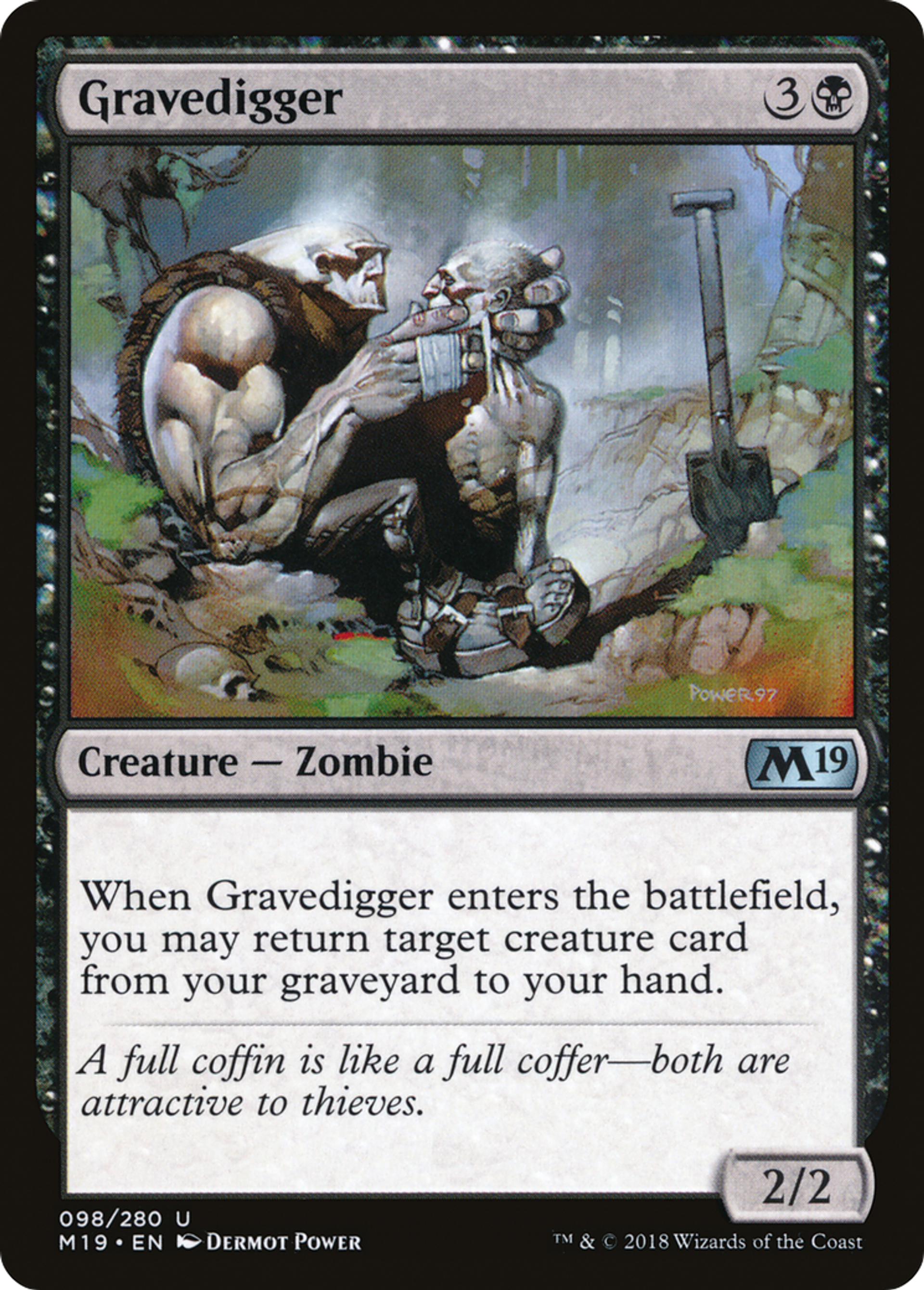 Fossoyeur — Core Set 2019 — Magic: The Gathering