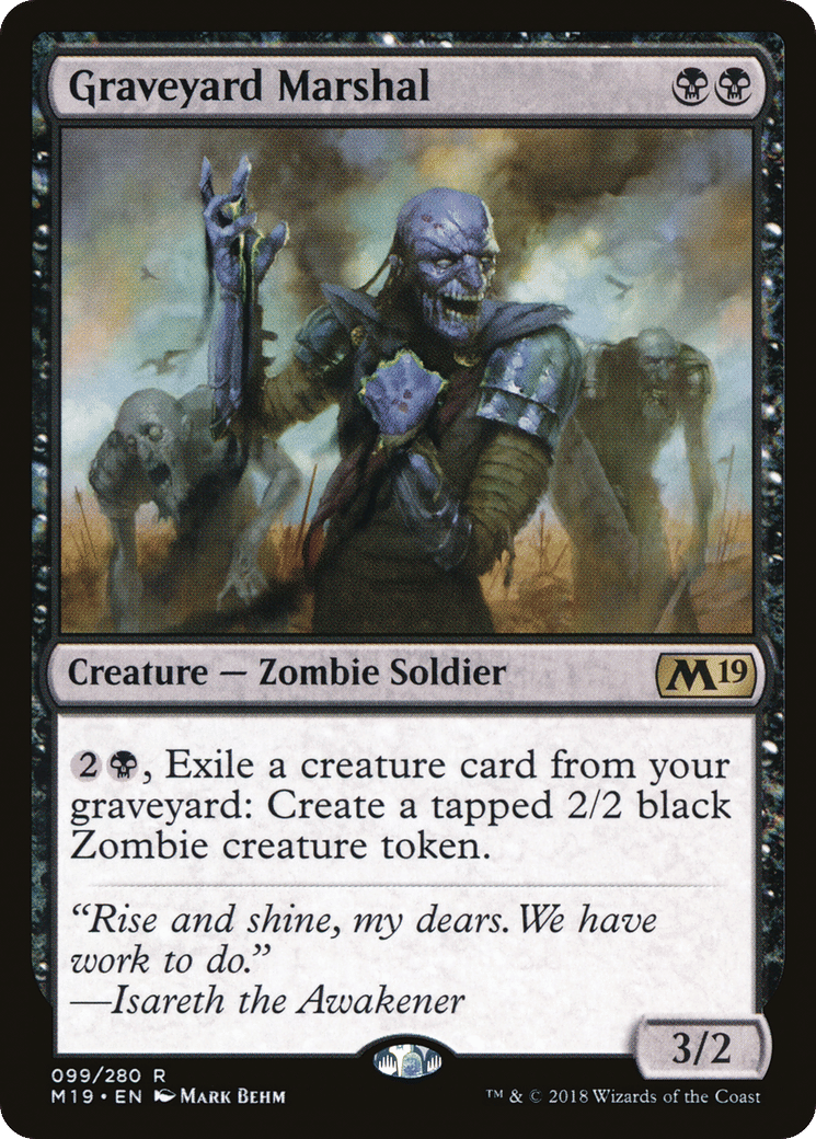 Graveyard Marshal — Core Set 2019 — Magic: The Gathering