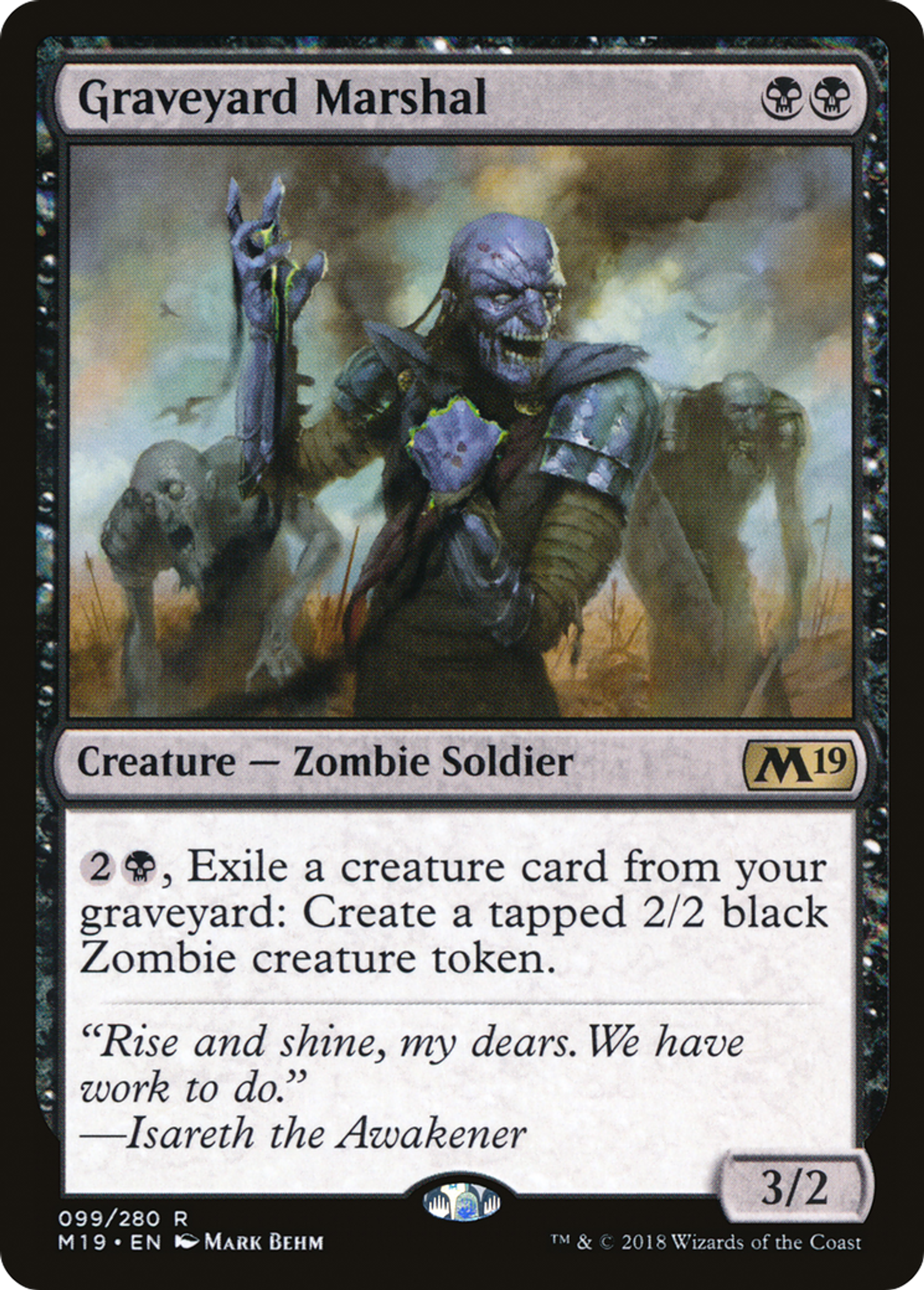 Graveyard Marshal — Core Set 2019 — Magic: The Gathering