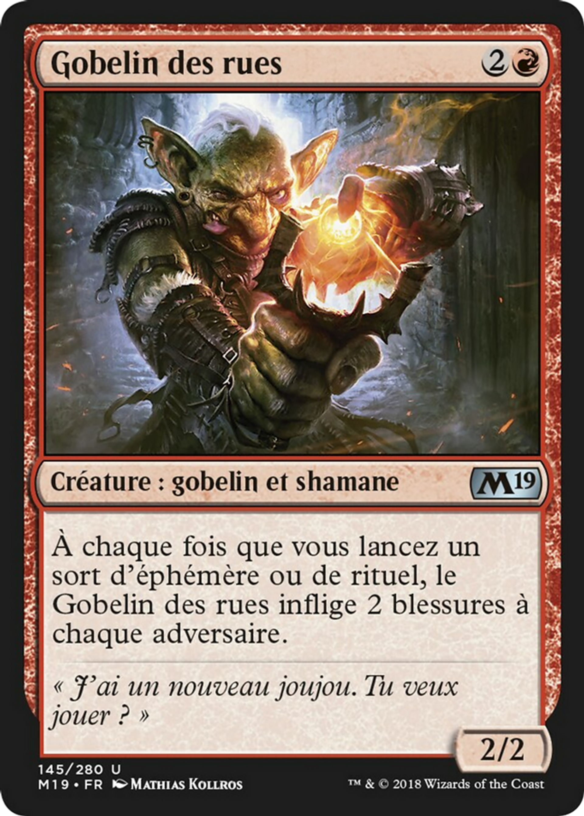 Gobelin des rues — Core Set 2019 — Magic: The Gathering