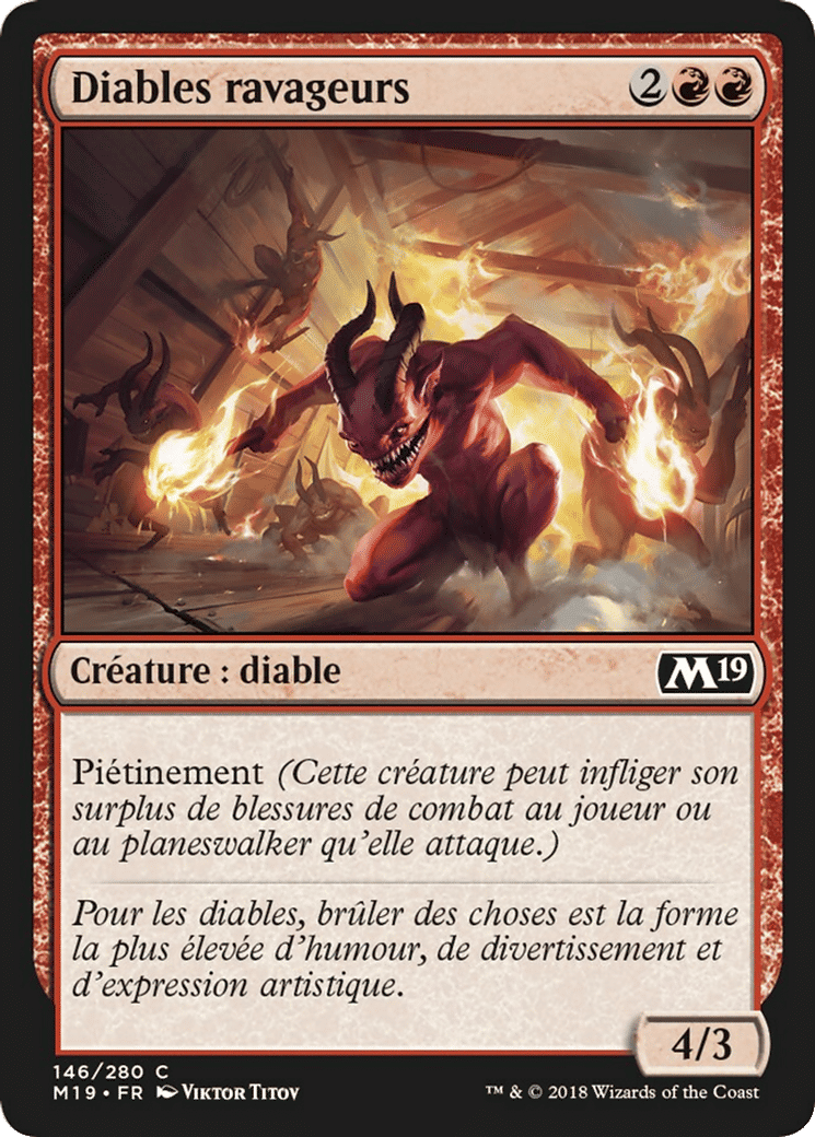 Diables ravageurs — Core Set 2019 — Magic: The Gathering