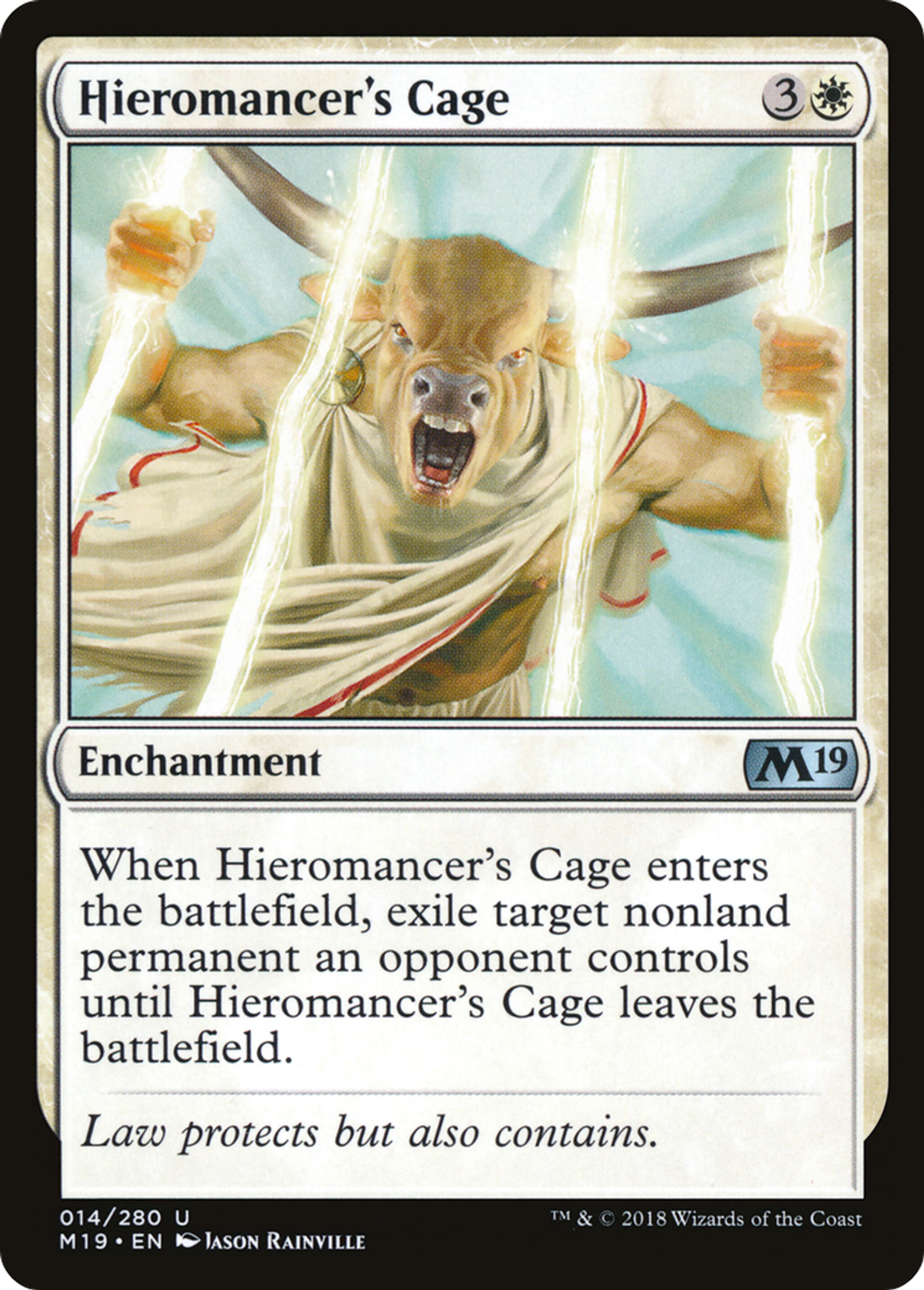 Hieromancer's Cage — Core Set 2019 — Magic: The Gathering