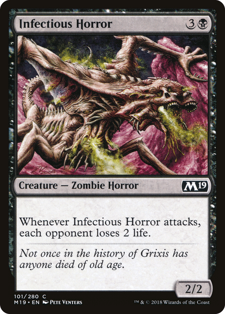Infectious Horror — Core Set 2019 — Magic: The Gathering