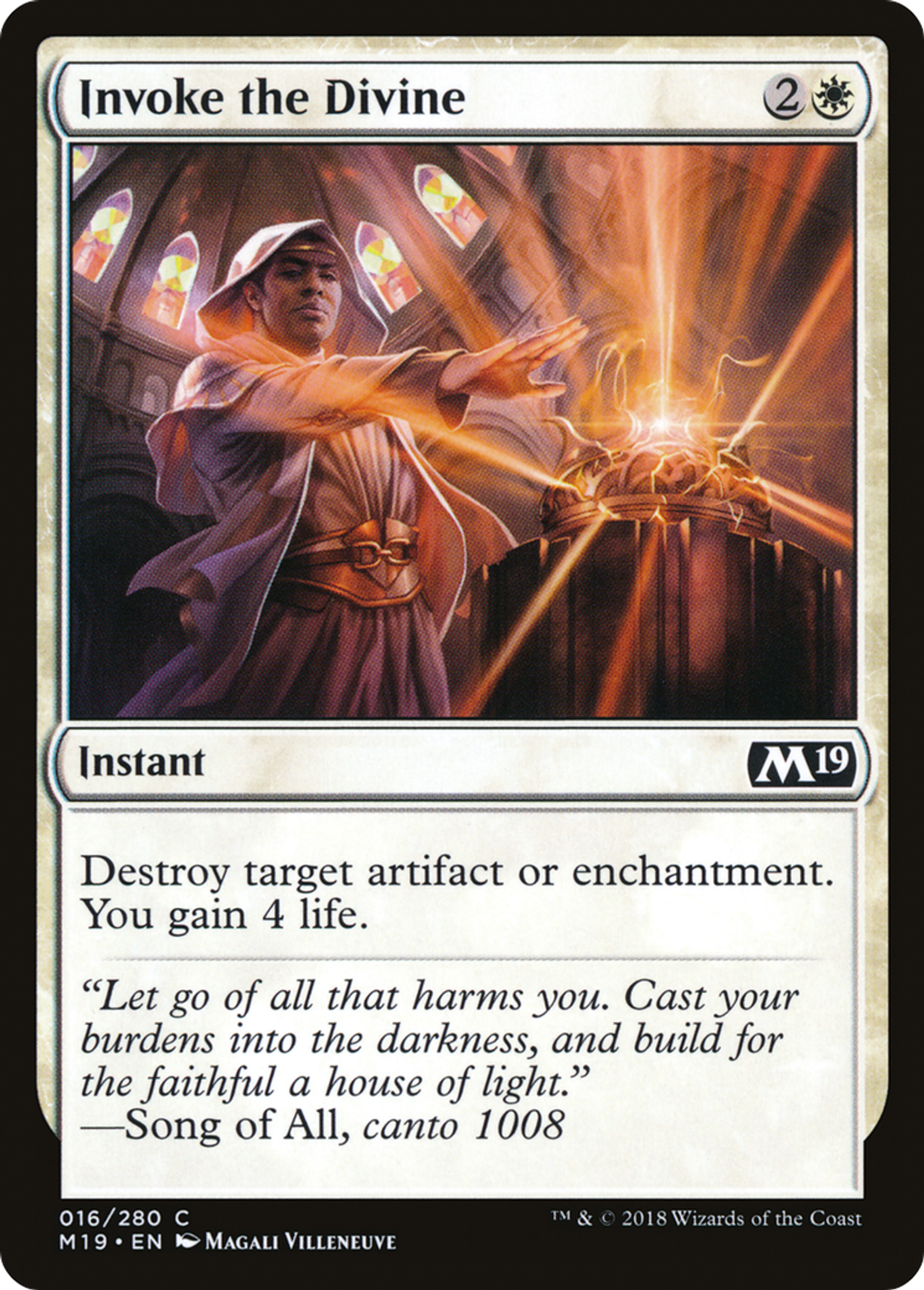 Invoke the Divine — Core Set 2019 — Magic: The Gathering