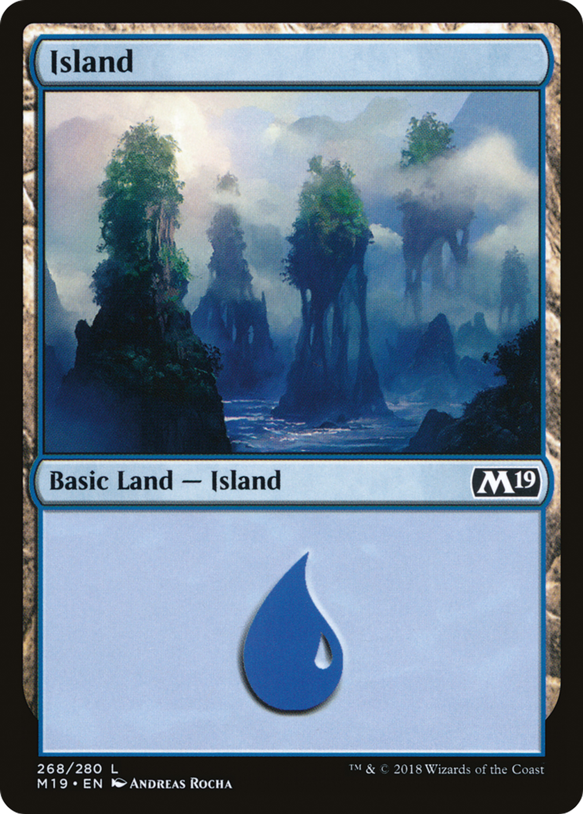 Island — Core Set 2019 — Magic: The Gathering