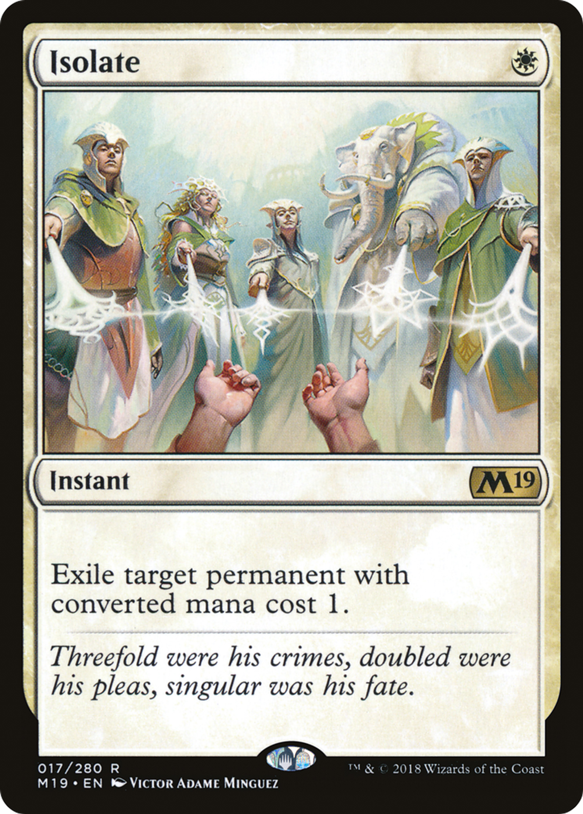 Isoler — Core Set 2019 — Magic: The Gathering