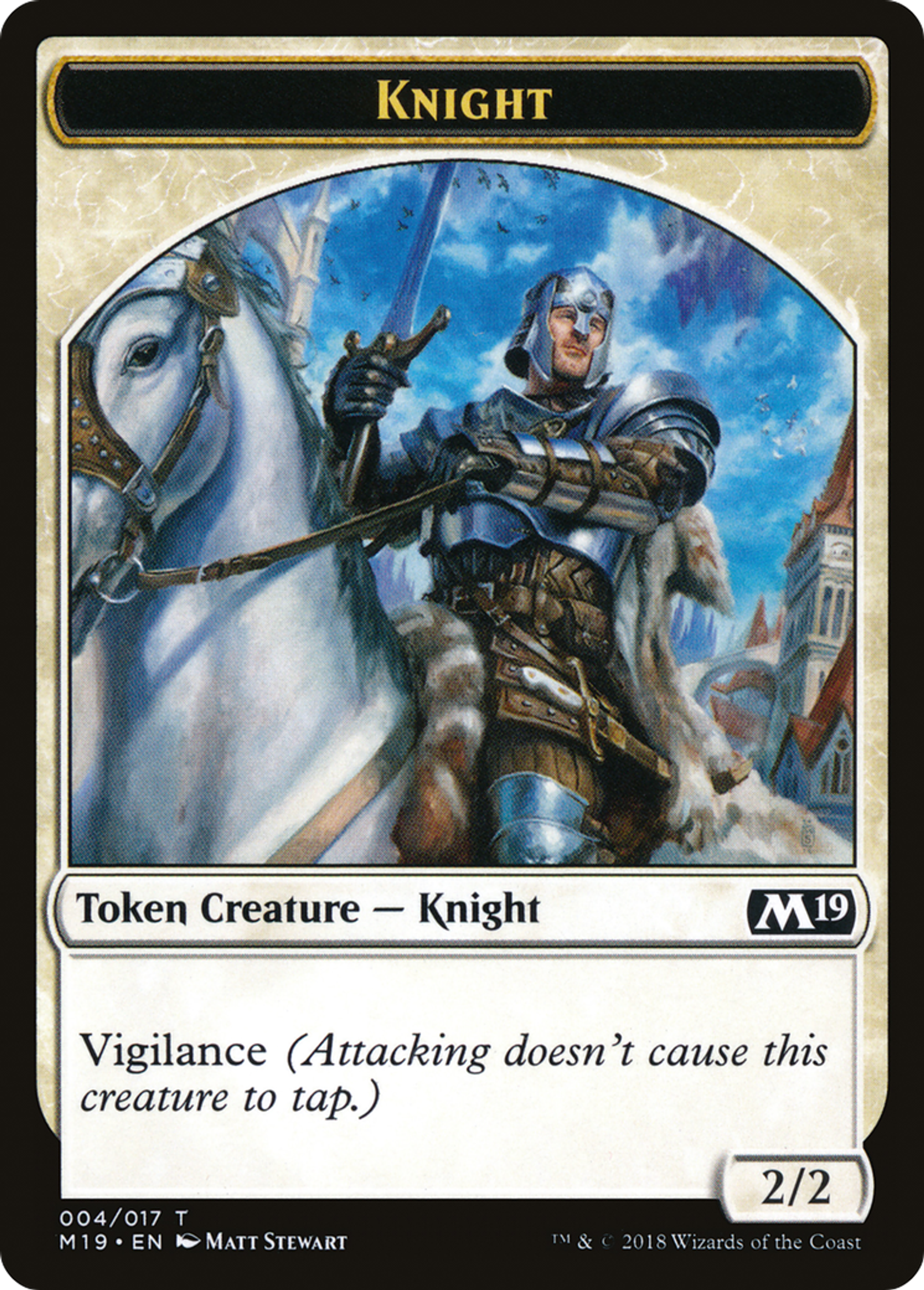Knight — Core Set 2019 — Magic: The Gathering