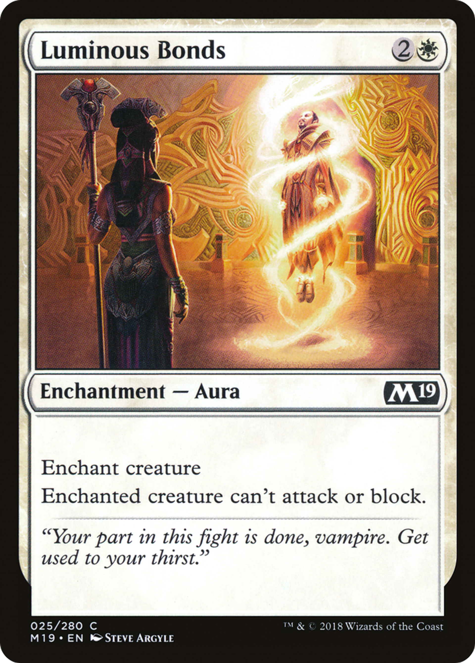 Luminous Bonds — Core Set 2019 — Magic: The Gathering