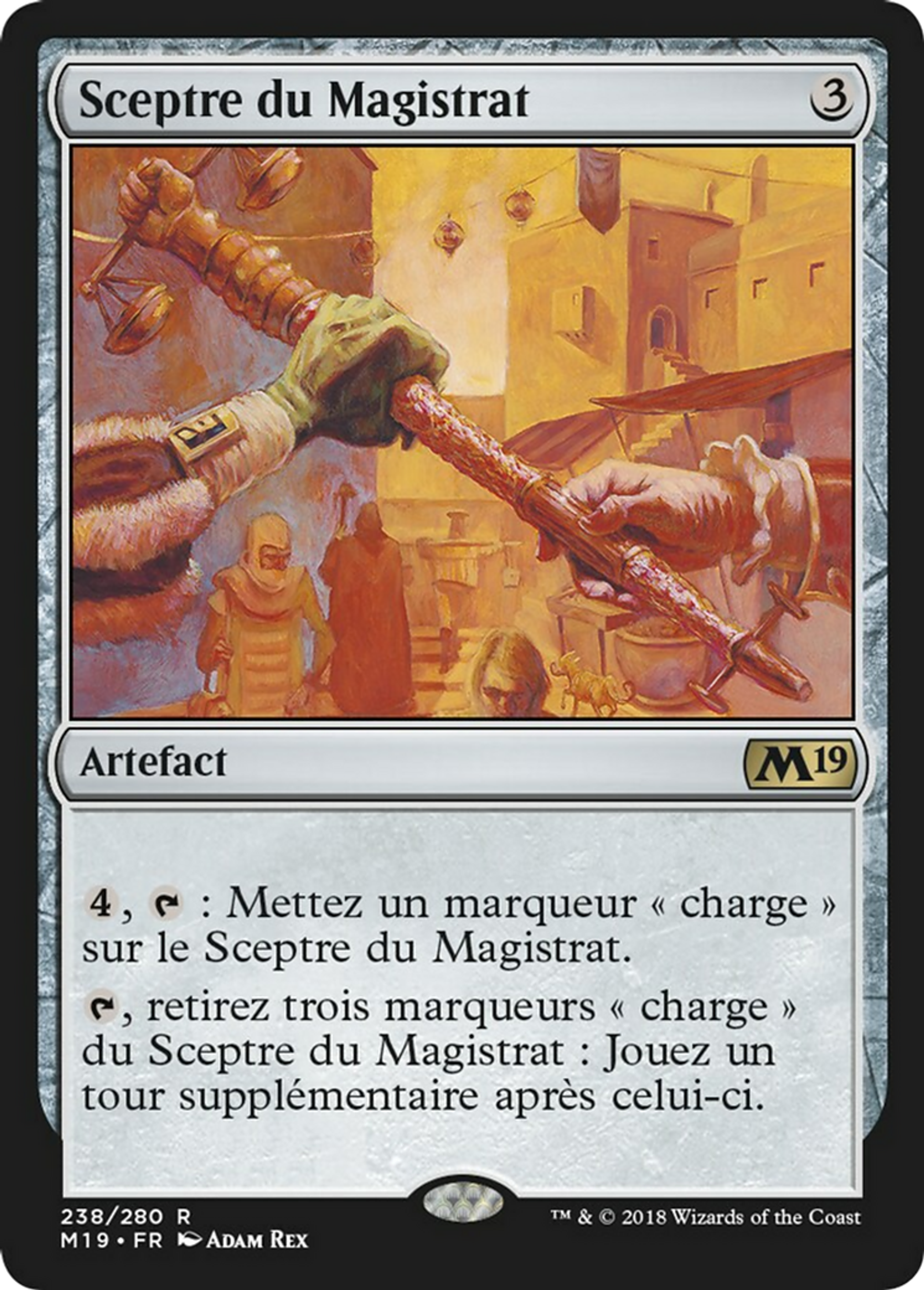 Sceptre du Magistrat — Core Set 2019 — Magic: The Gathering