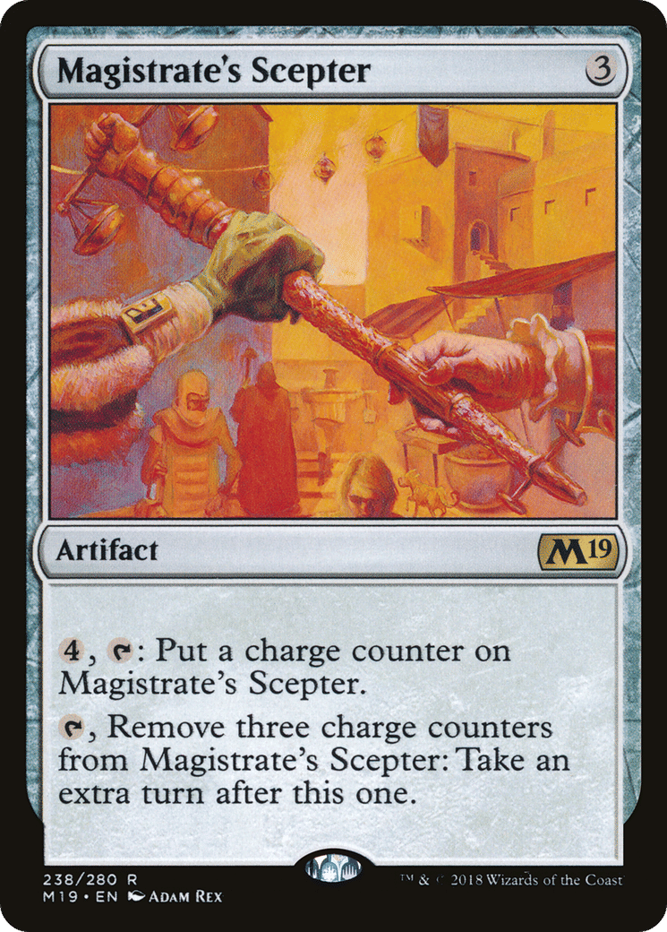 Magistrate's Scepter — Core Set 2019 — Magic: The Gathering