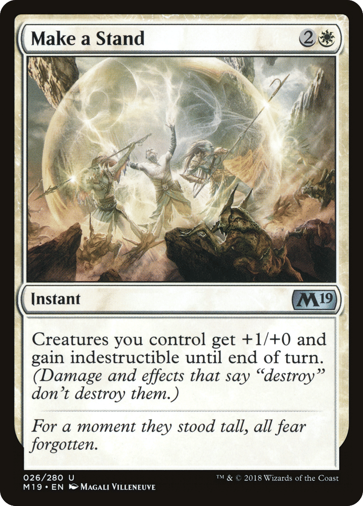 Make a Stand — Core Set 2019 — Magic: The Gathering