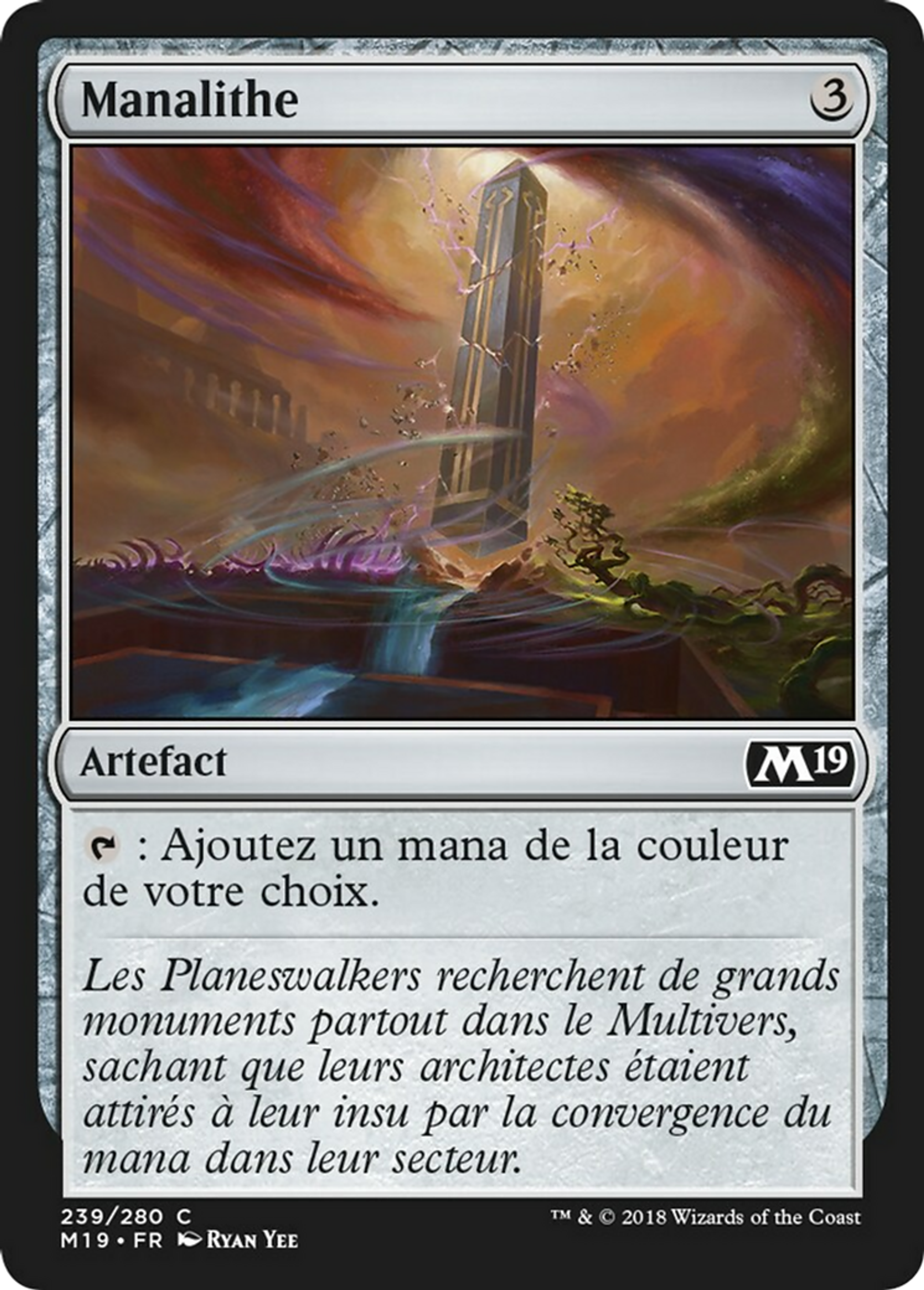 Manalithe — Core Set 2019 — Magic: The Gathering