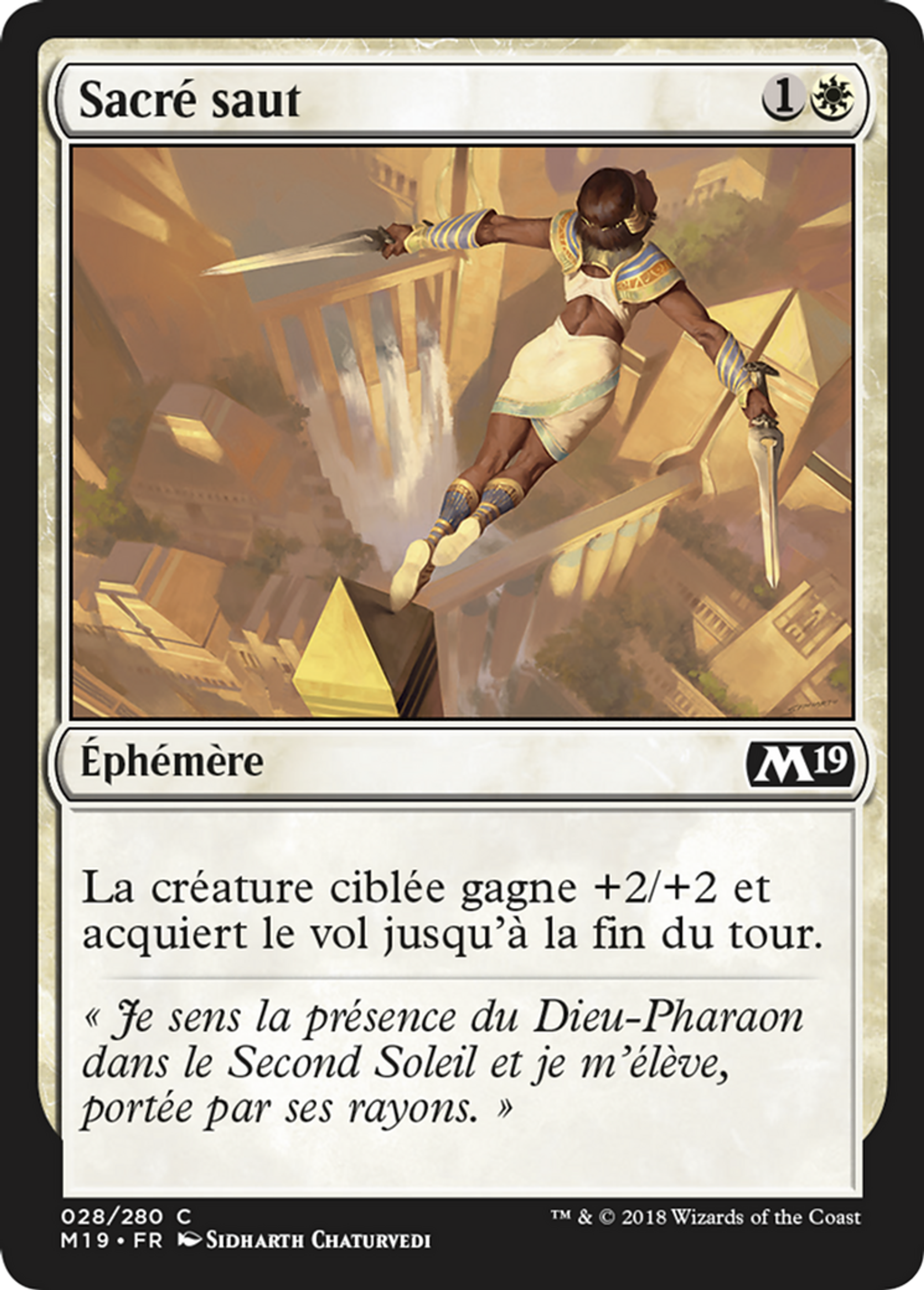 Sacré saut — Core Set 2019 — Magic: The Gathering