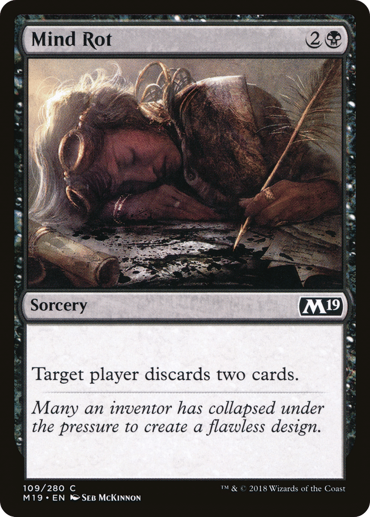 Mind Rot — Core Set 2019 — Magic: The Gathering