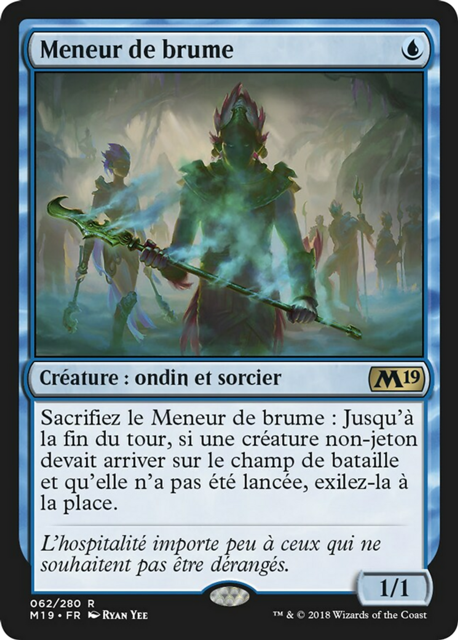 Meneur de brume — Core Set 2019 — Magic: The Gathering